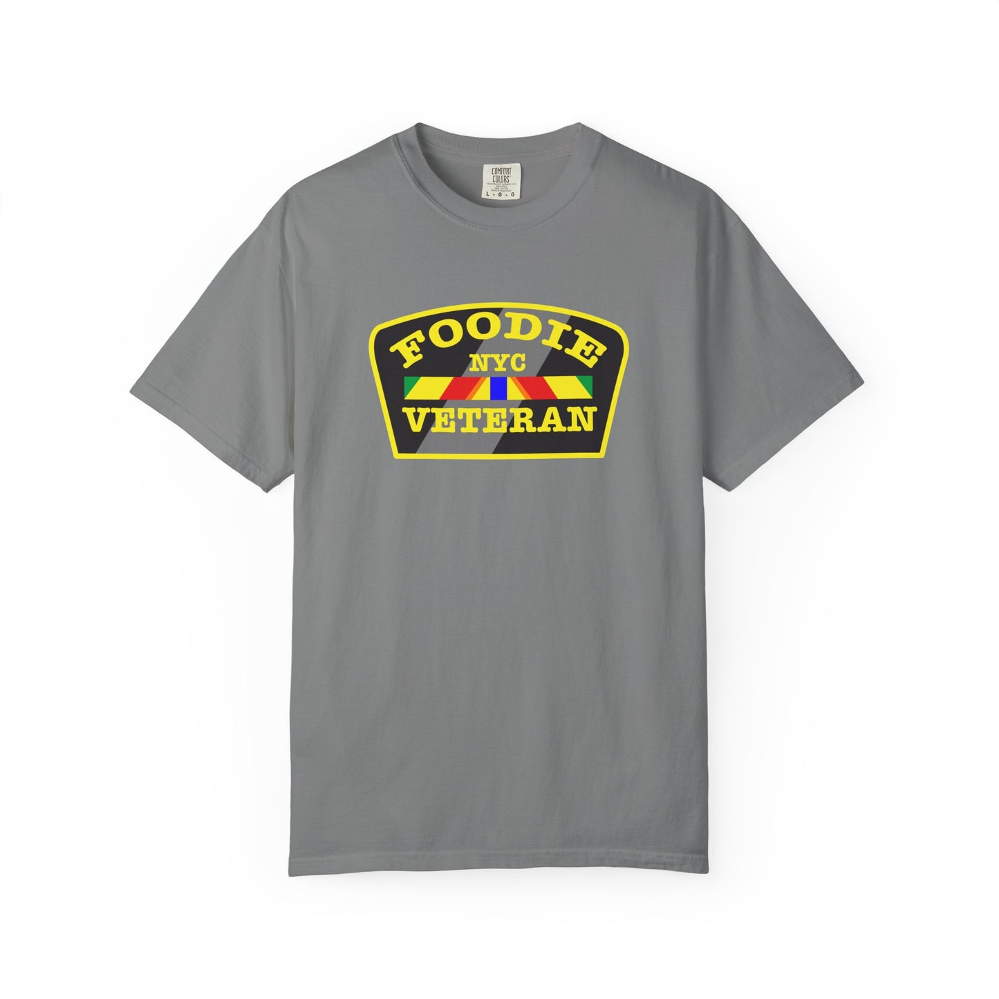 L.O.E.F Foodie Veteran NYC Unisex Tee Shirt (Yellow)