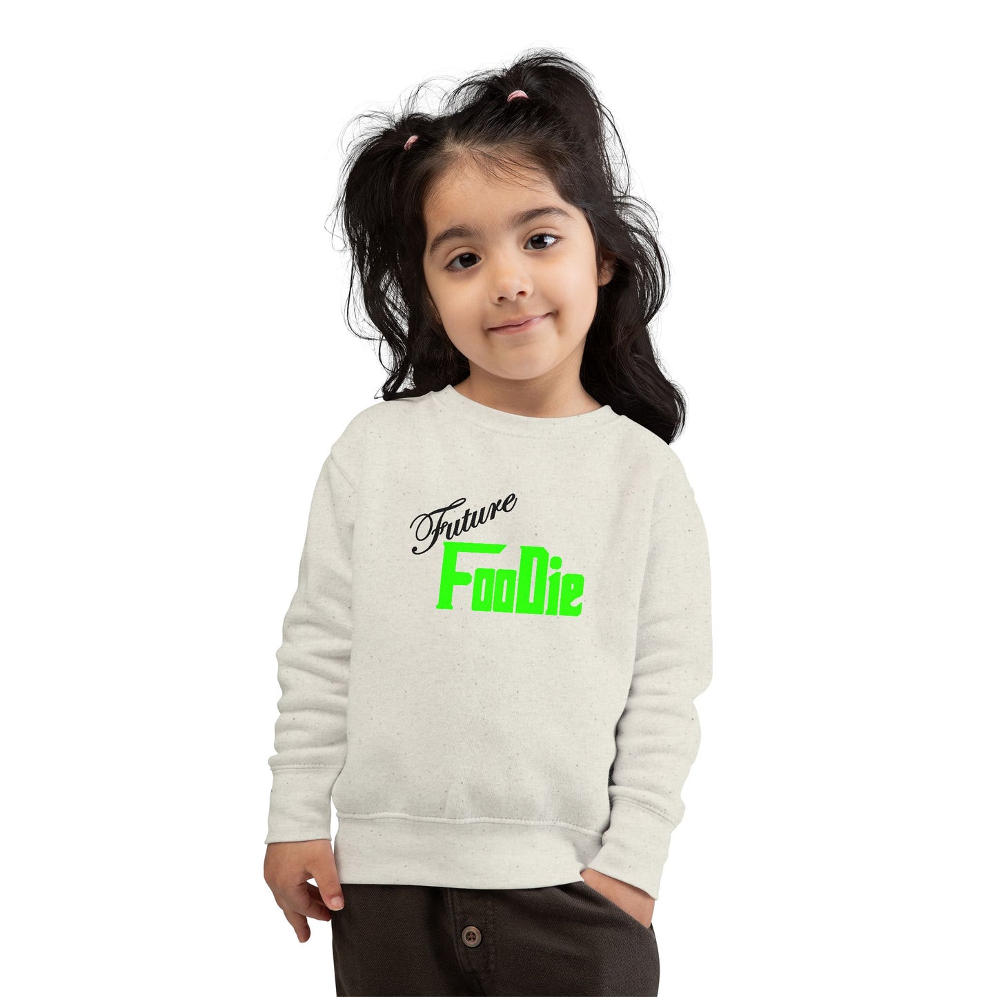 L.O.E.F Future Foodie Toddler Sweatshirt (Neon Green)