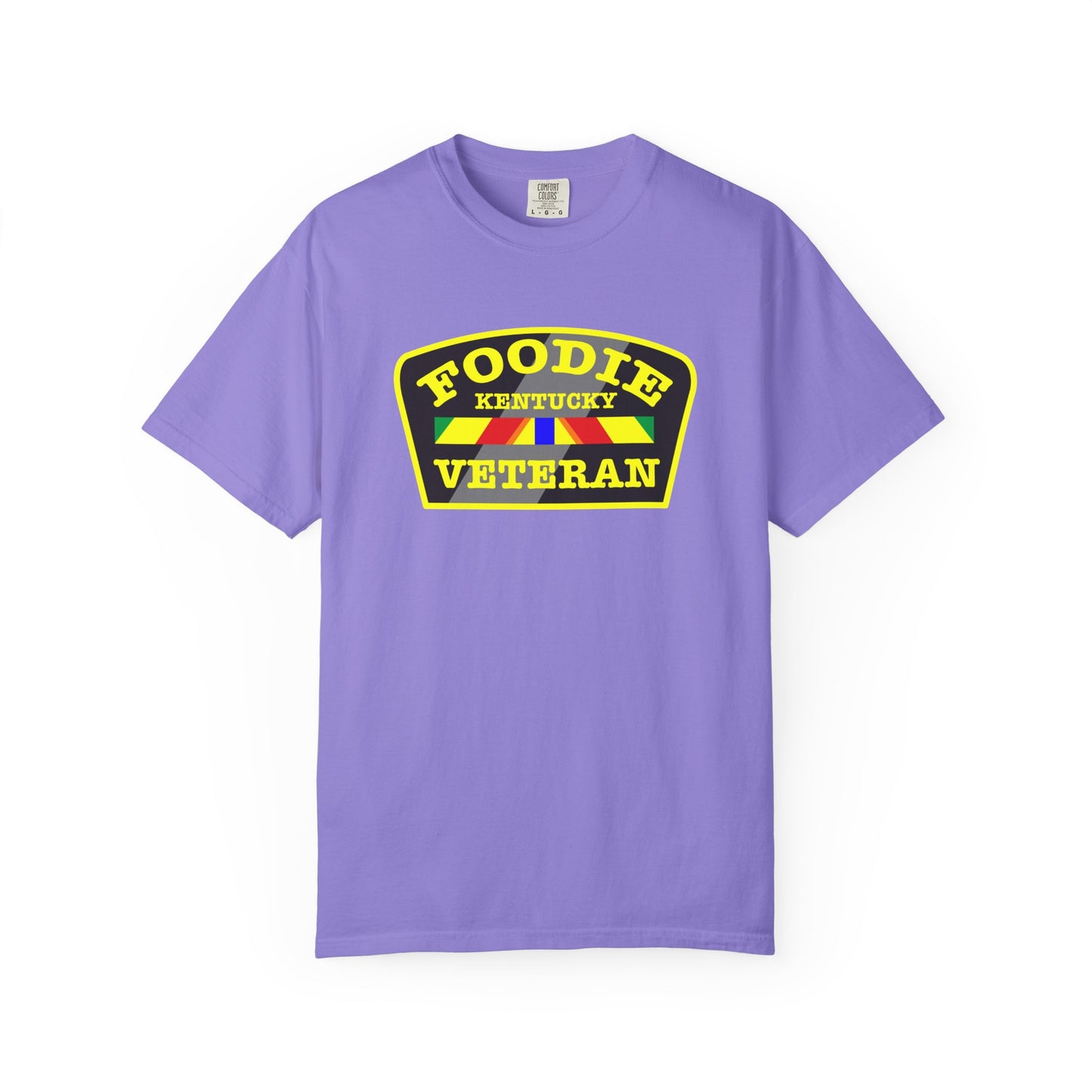 L.O.E.F Foodie Veteran KENTUCKY Unisex Tee Shirt (Yellow)