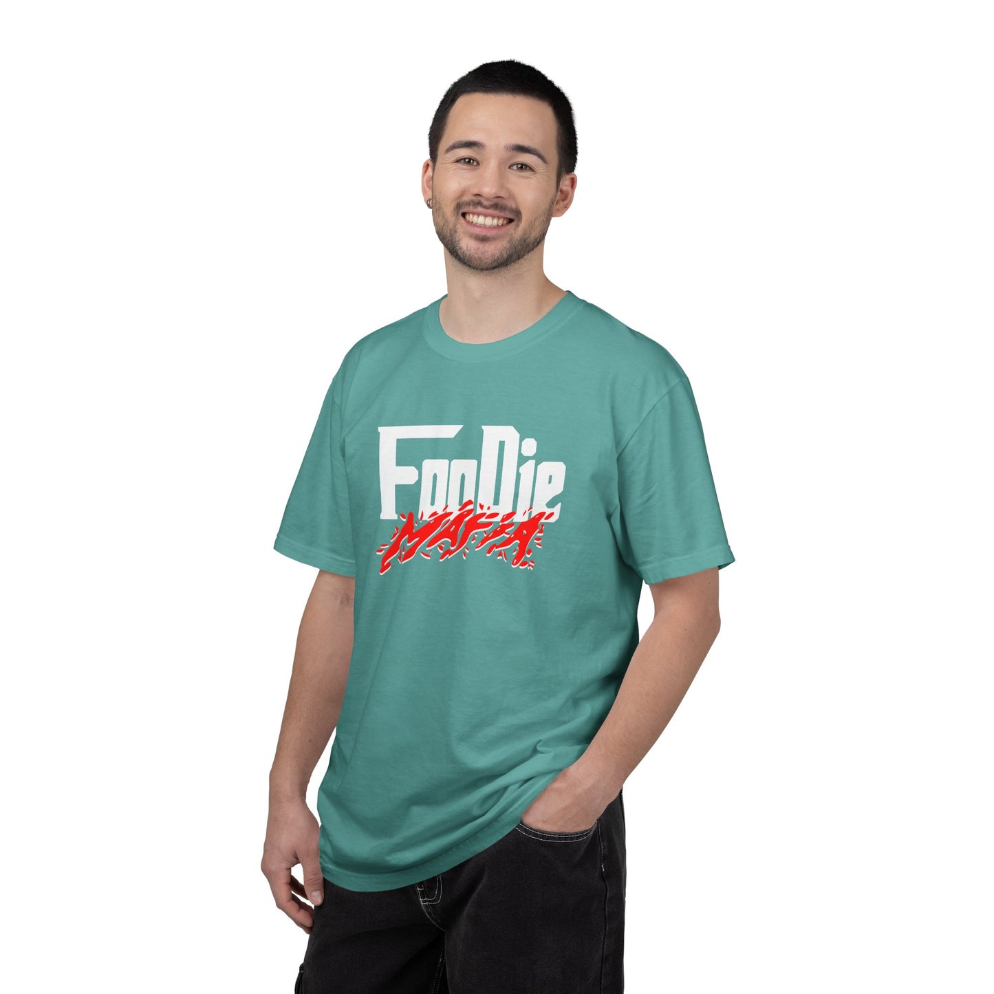 L.O.E.F Foodie Mafia Unisex Tee Shirt  (Red)