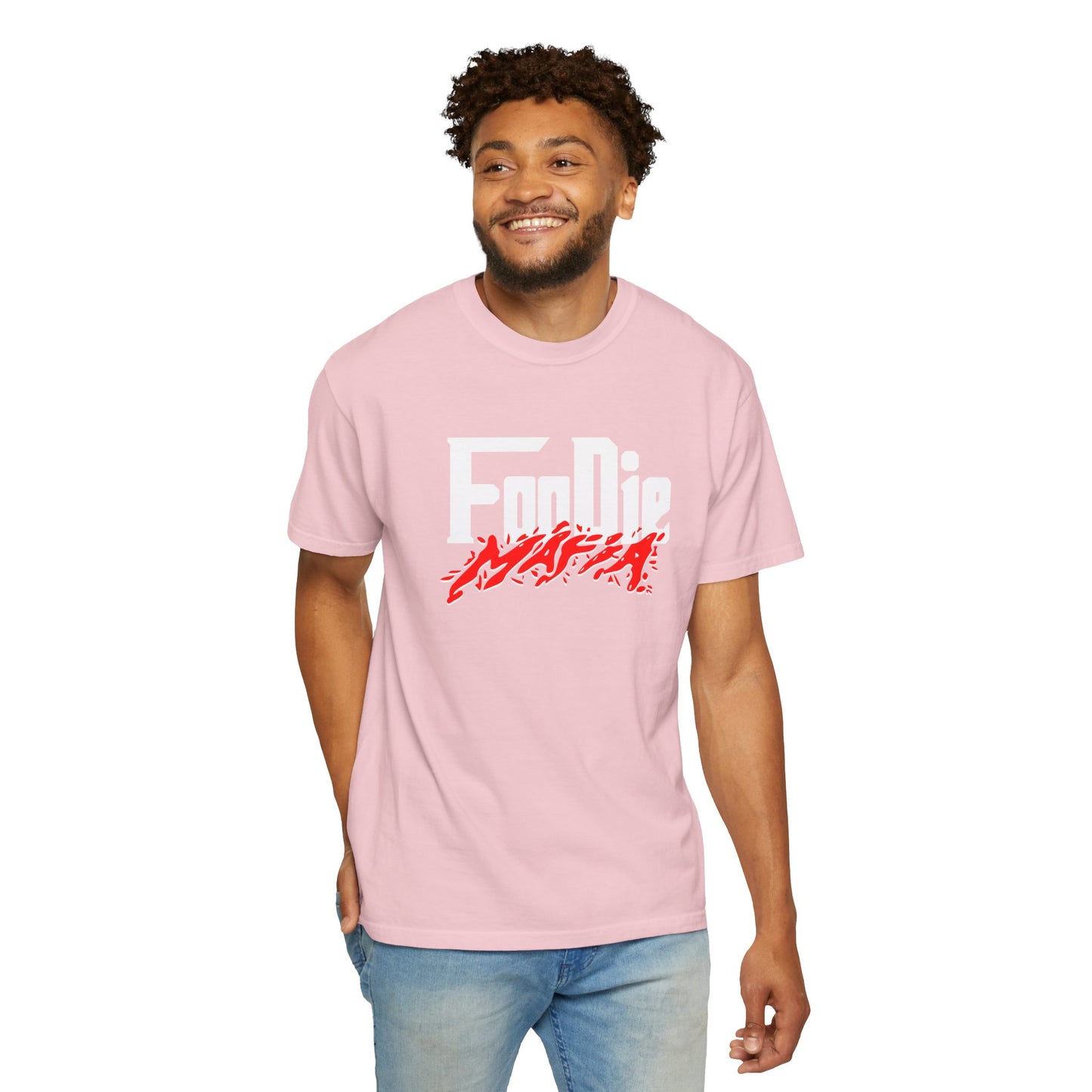 L.O.E.F Foodie Mafia Unisex Tee Shirt  (Red)