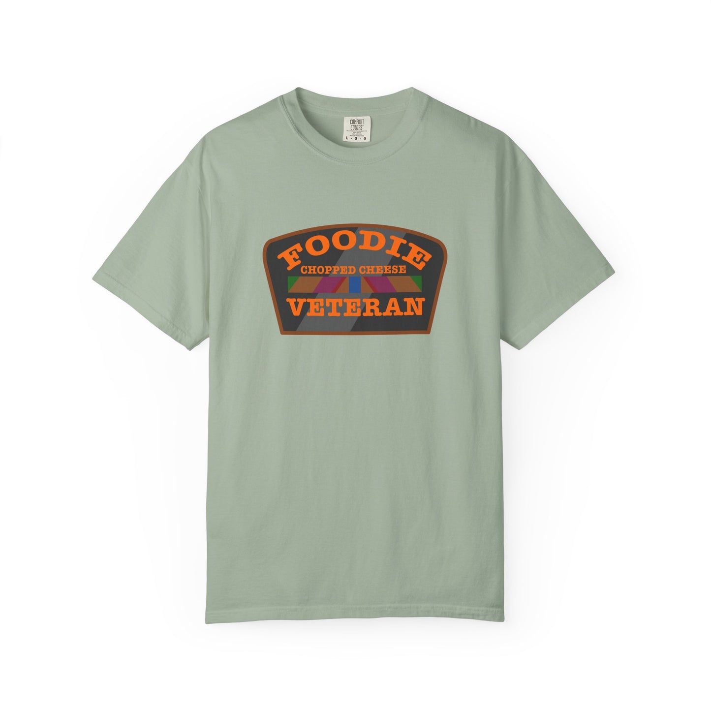 L.O.E.F Foodie Veteran Chopped Cheese Unisex Tee Shirt (Orange)