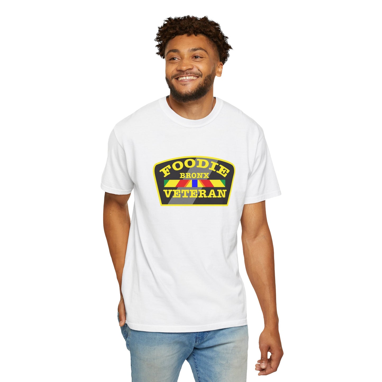L.O.E.F Foodie Veteran Bronx Unisex Tee Shirt (Yellow)