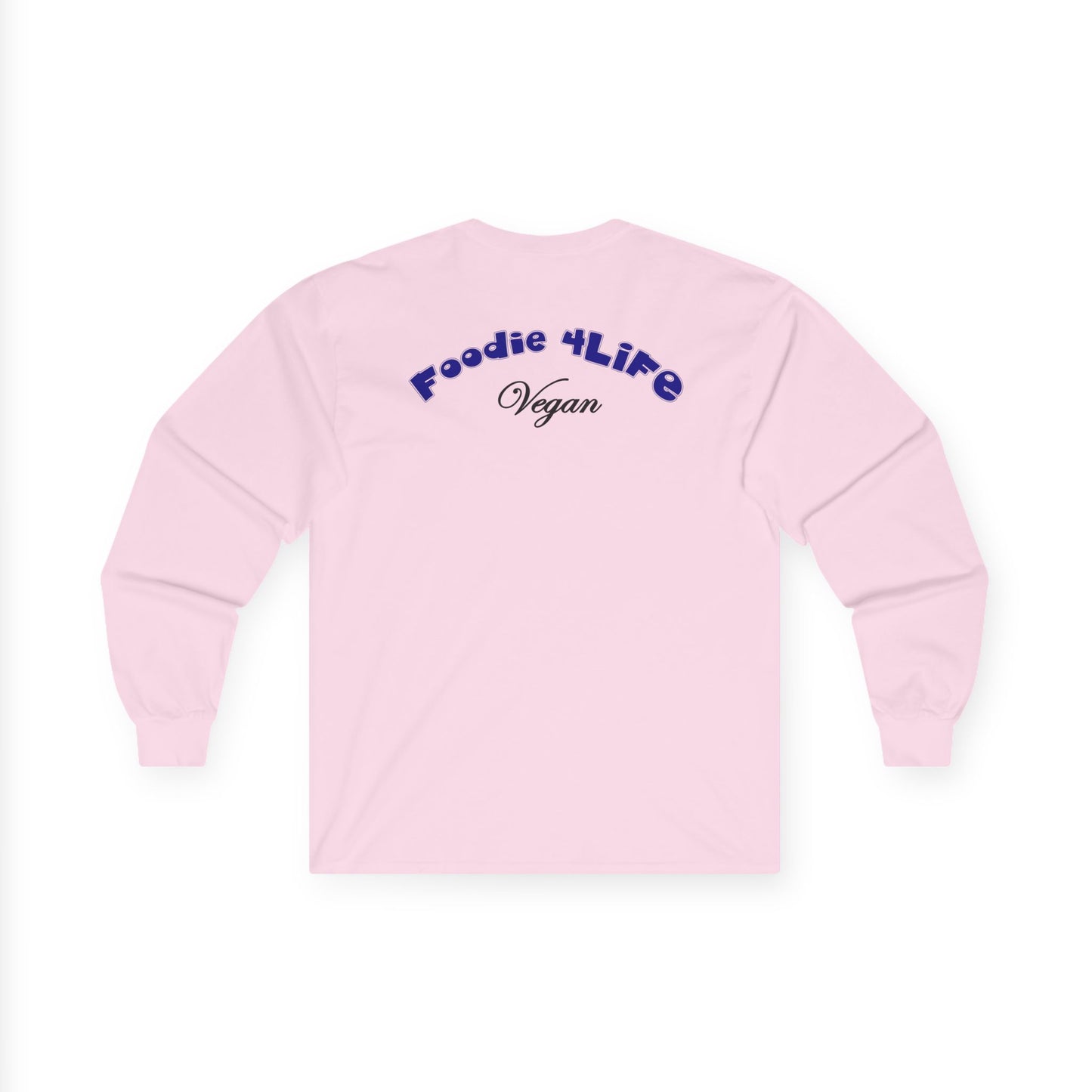 L.O.E.F Foodie 4Life Vegan Long Sleeve Tee (Dark Blue)