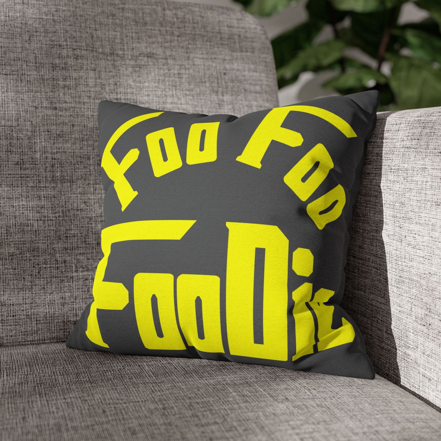 L.O.E.F Foo Foo Foodie Throw Pillowcase