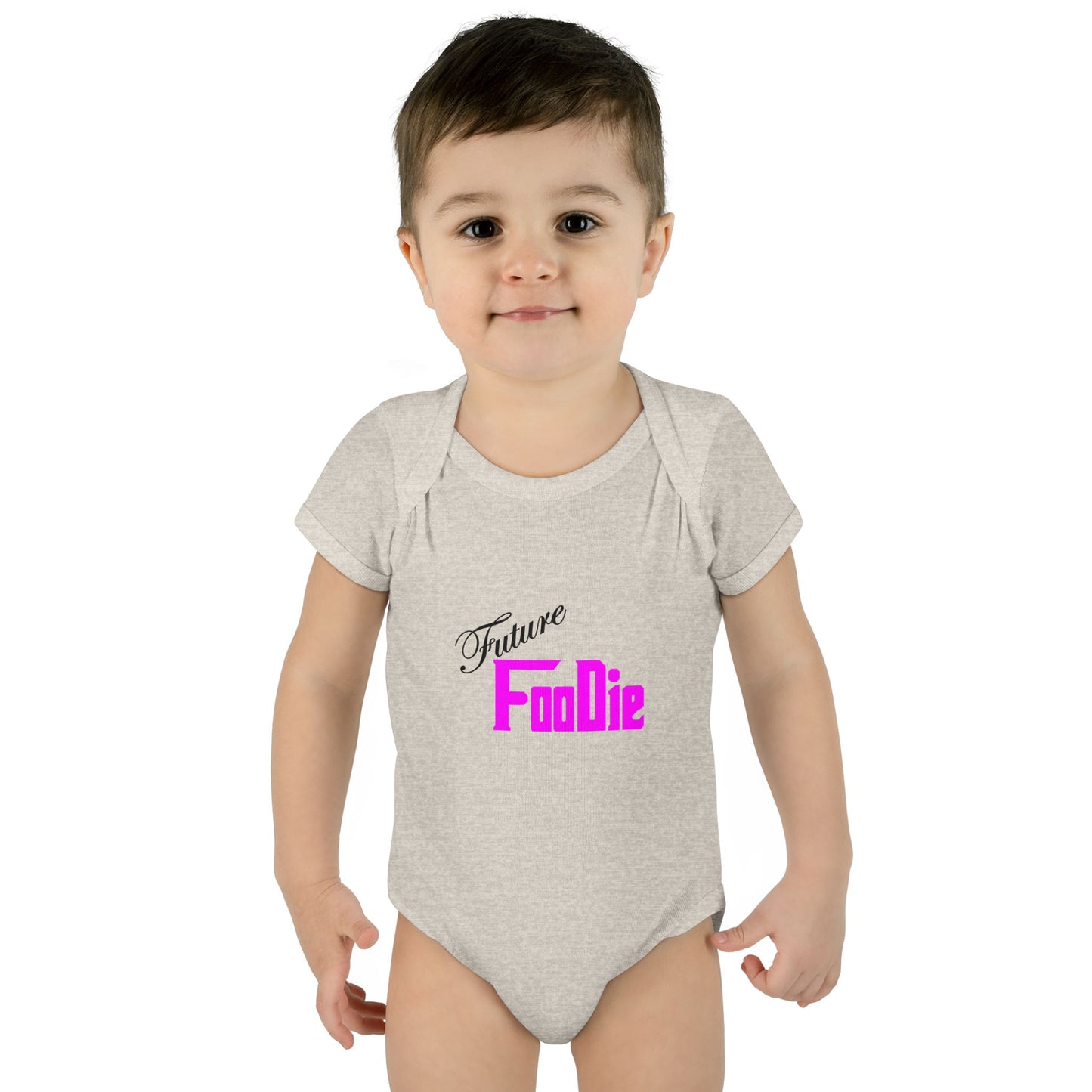 L.O.E.F Future Foodie Toddler Bodysuit (Fuchsia)