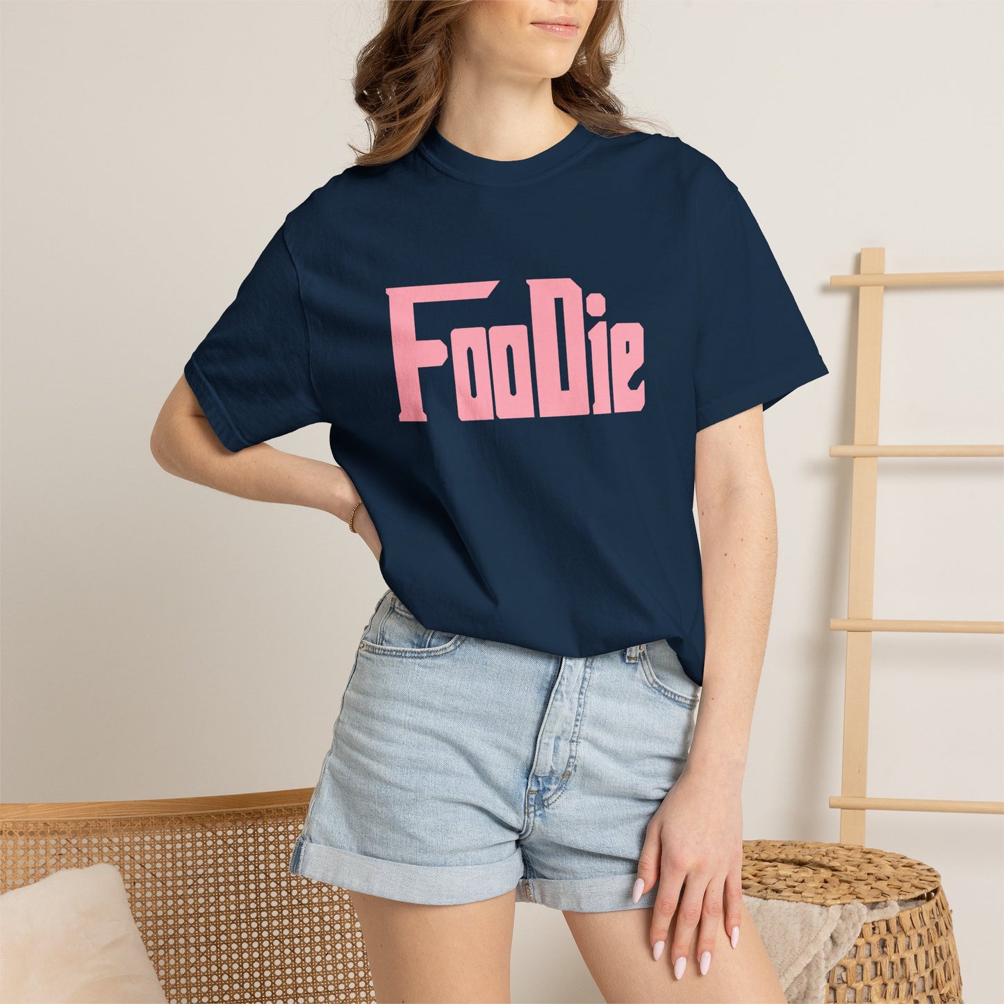 L.O.E.F Foodie Unisex Tee Shirt (Soft Pink)