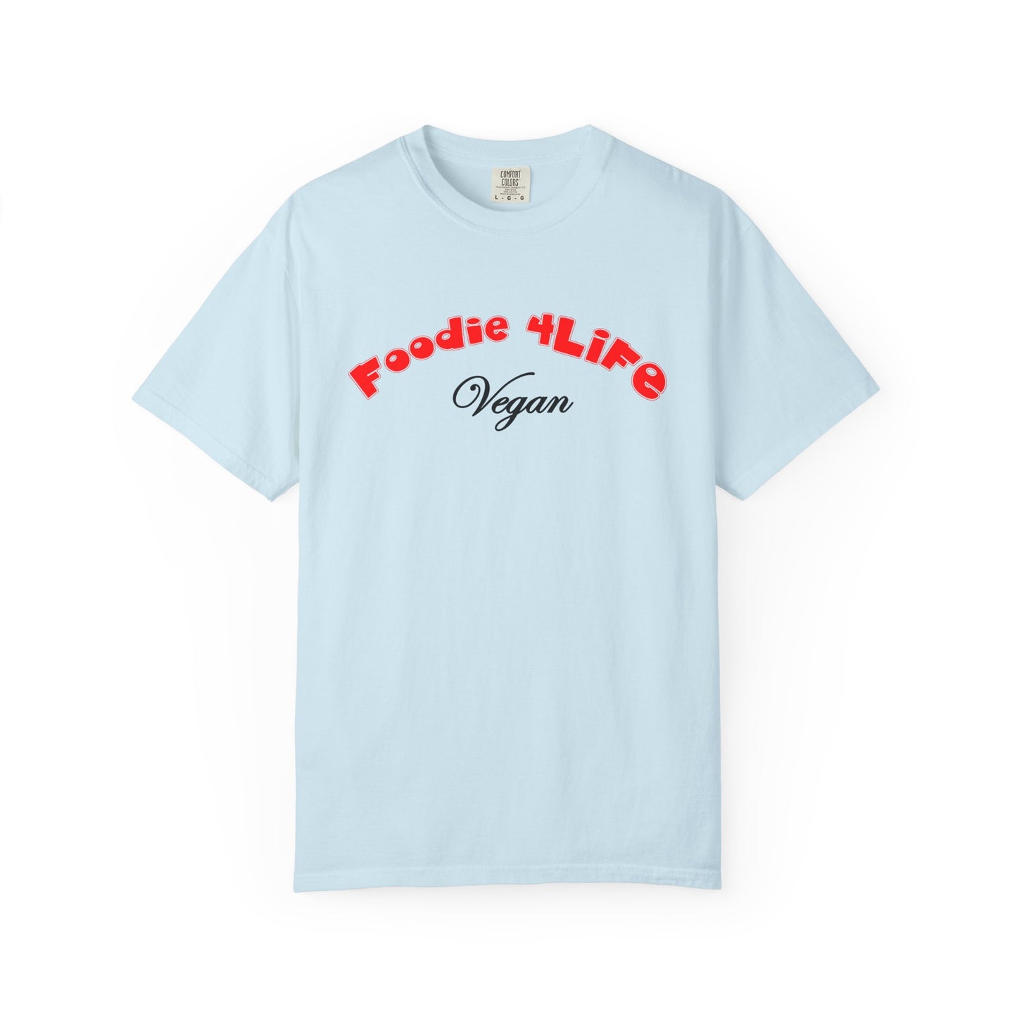 L.O.E.F Foodie 4Life Vegan Unisex Tee Shirt (Fiery Red)