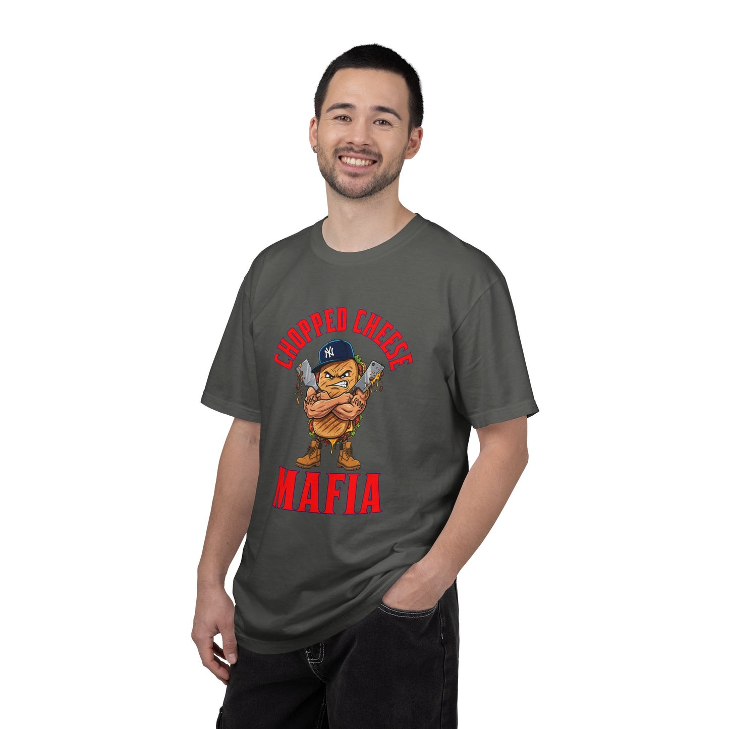L.O.E.F Mafia Chopped Cheese Unisex Tee Shirt (Red)
