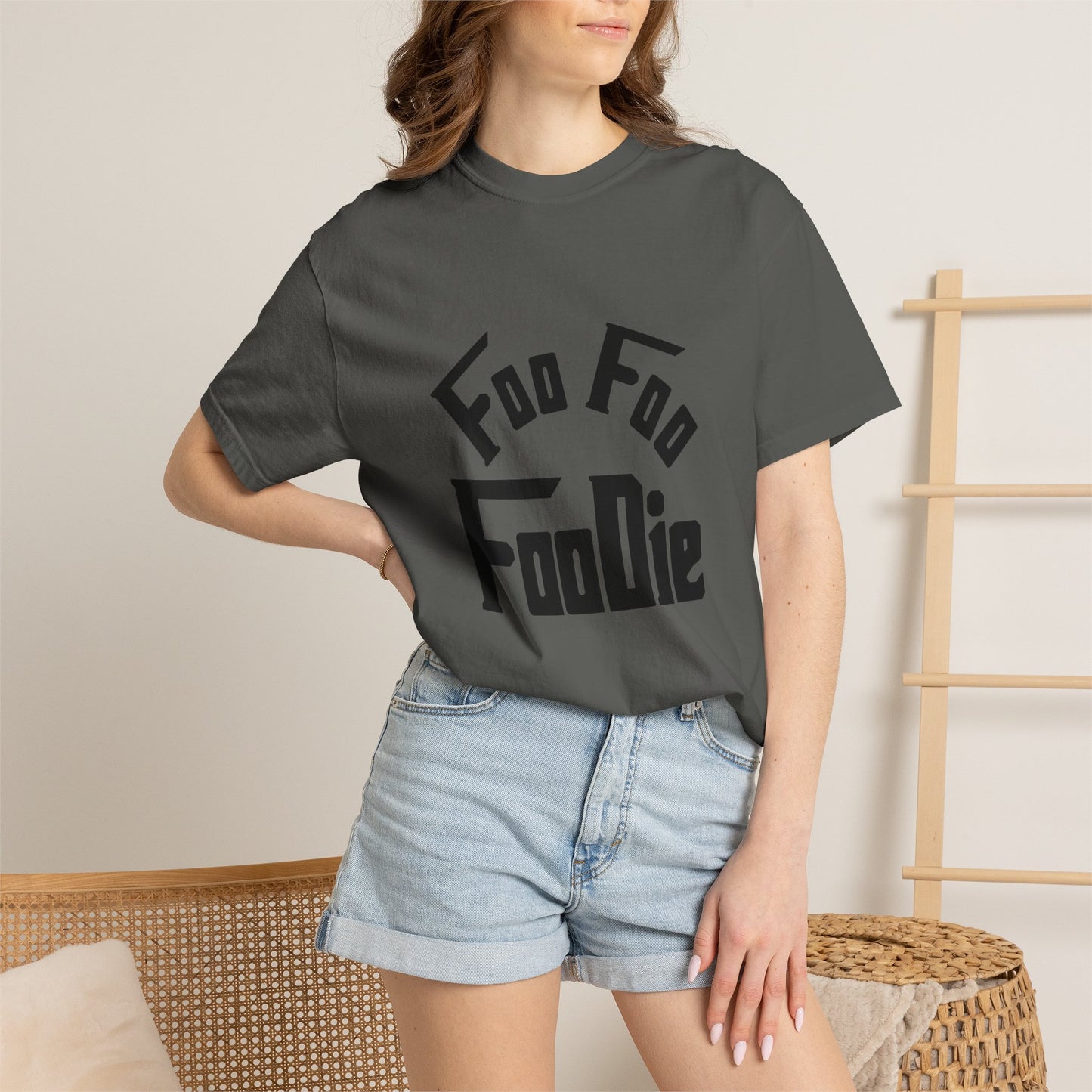 L.O.E.F FOO FOO FOODIE Unisex Tee shirt(Black)
