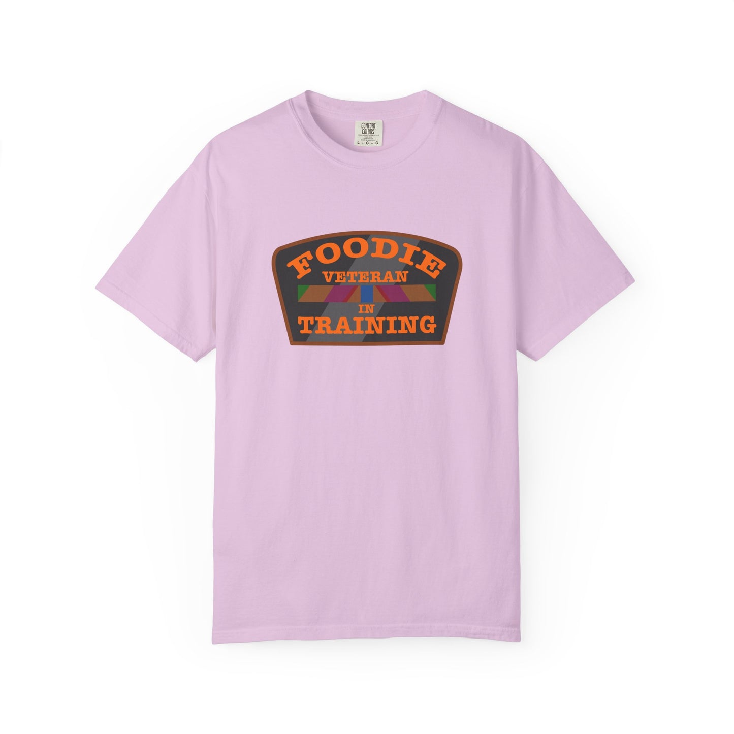 L.O.E.F Foodie Veteran IN TRAINING Unisex Tee Shirt (Orange)