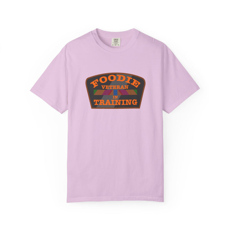 L.O.E.F Foodie Veteran IN TRAINING Unisex Tee Shirt (Orange)