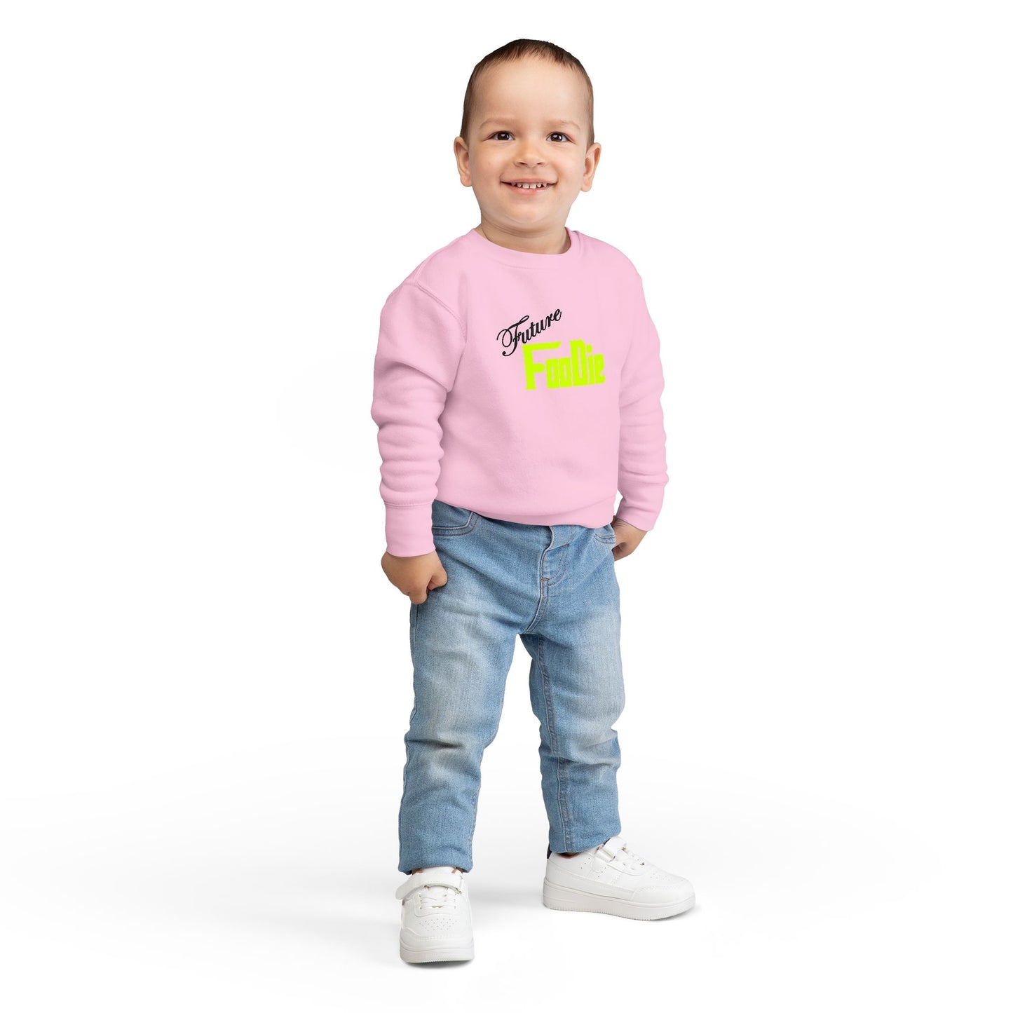 L.O.E.F Future Foodie Toddler Sweatshirt (Neon Yellow)