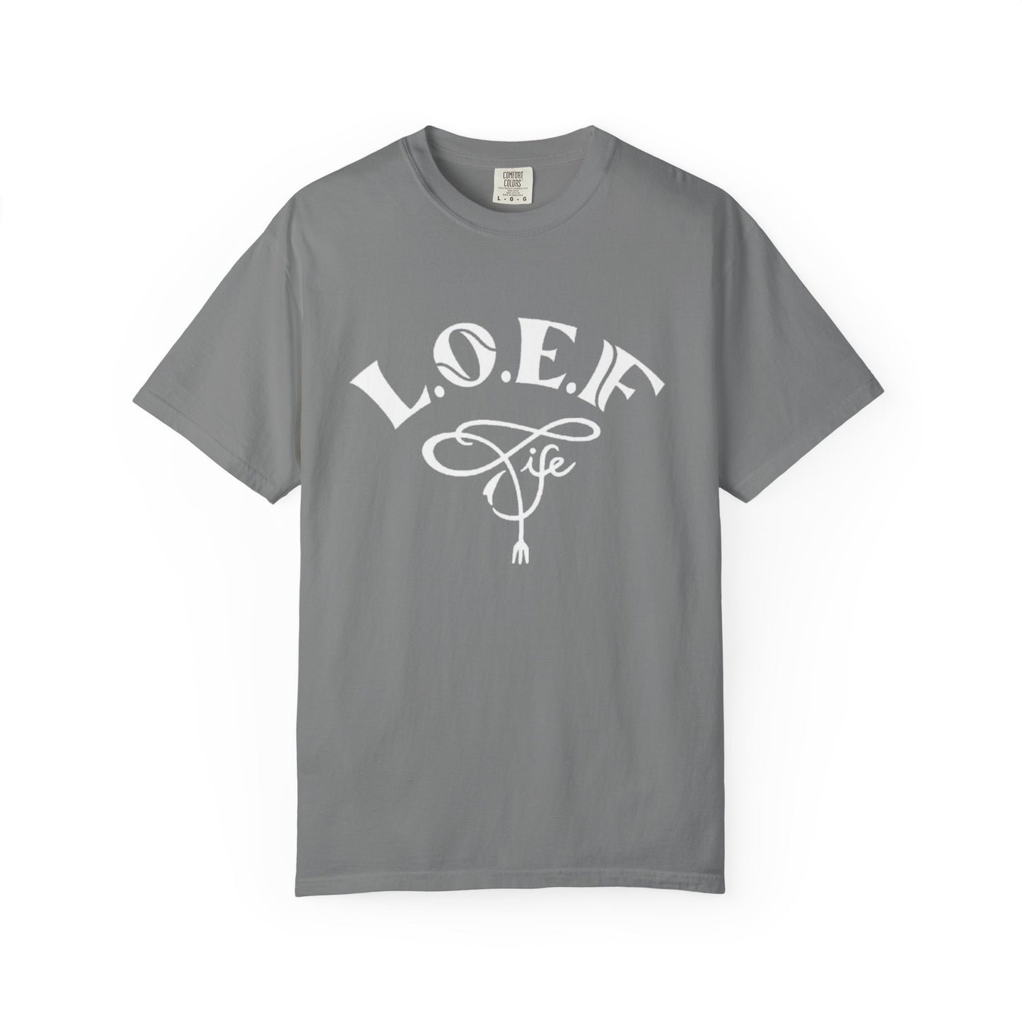L.O.E.F Life Unisex Tee Shirt (White)