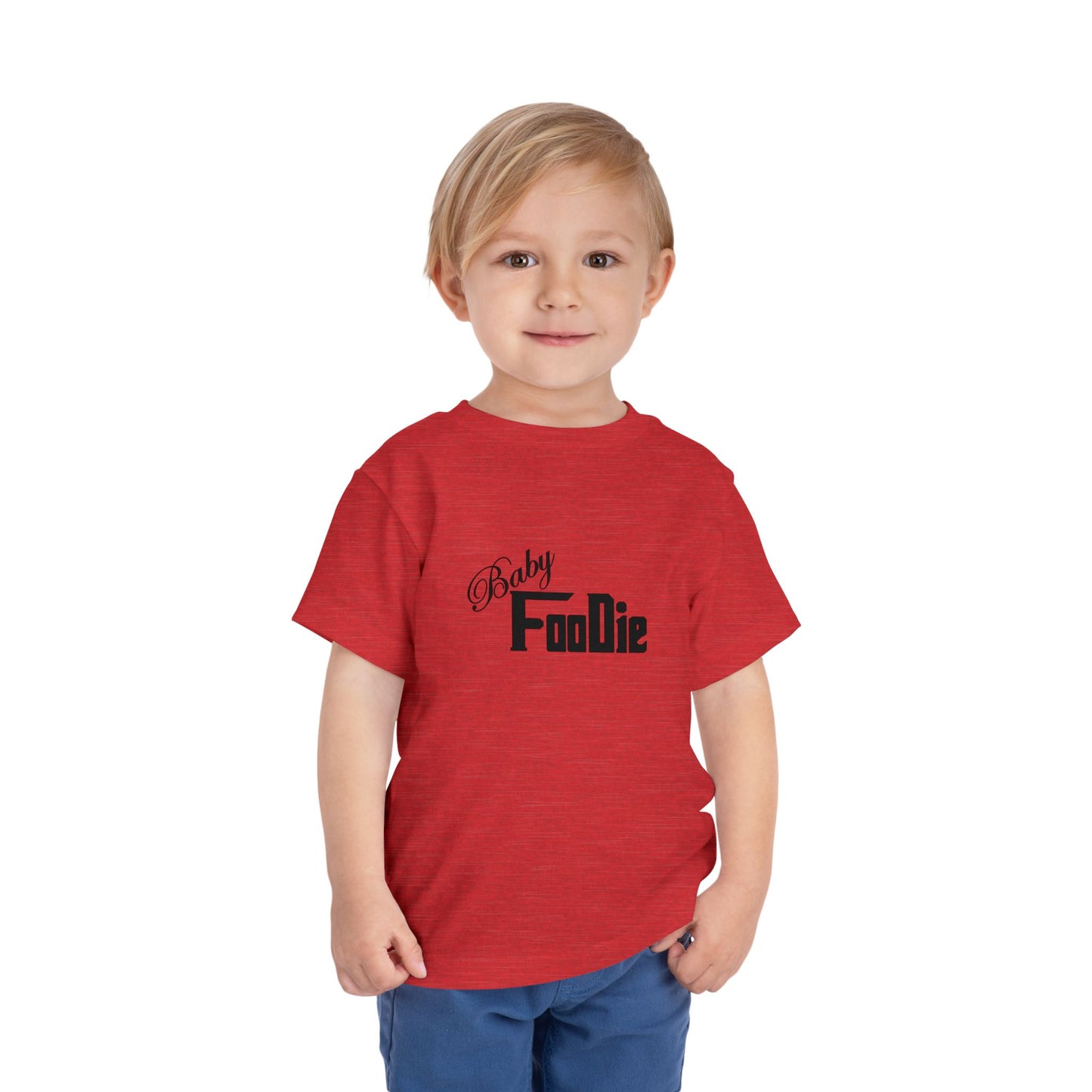 L.O.E.F Baby Foodie Toddler Short Sleeve Tee Shirt (Black)