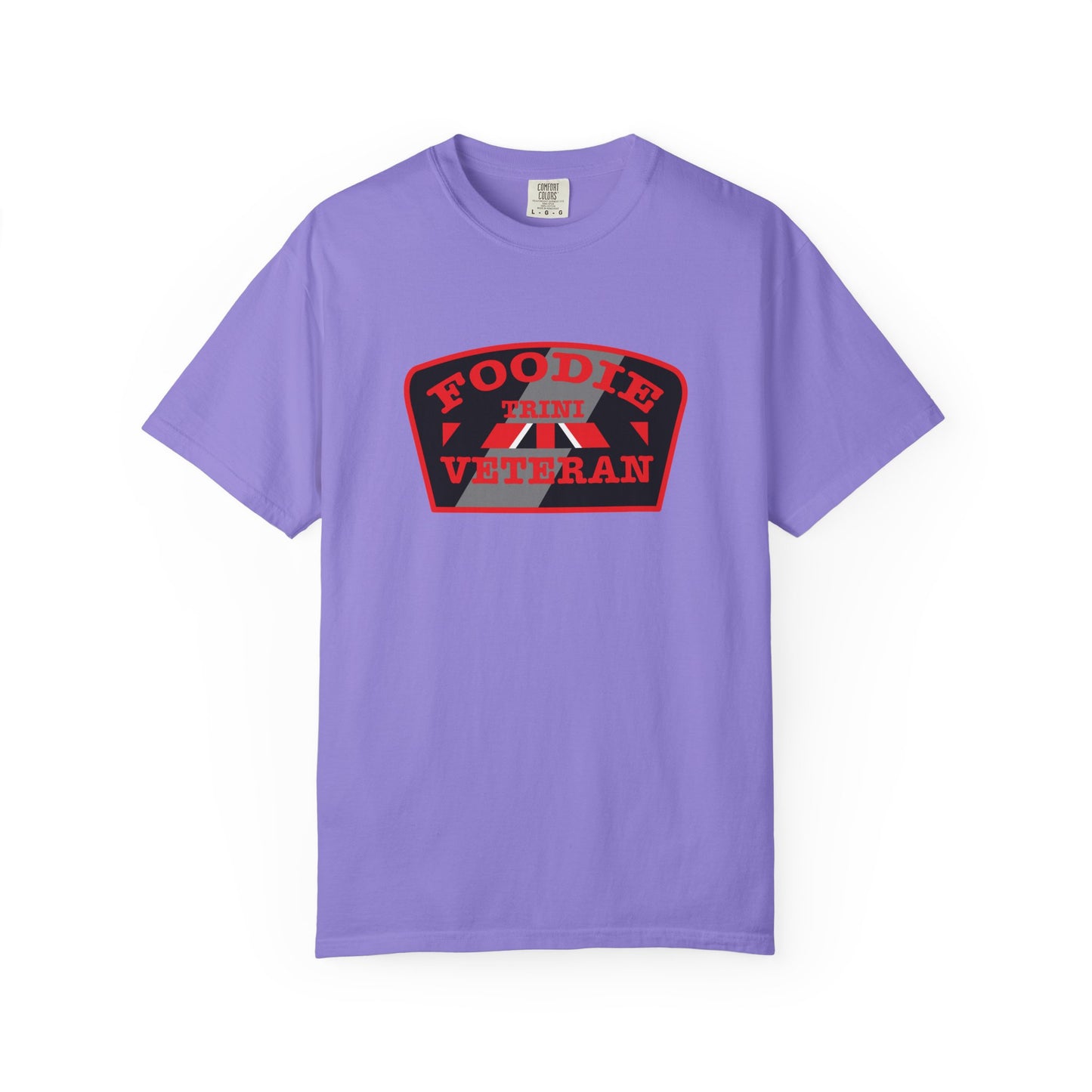 L.O.E.F Foodie Veteran TRINI Unisex Tee Shirt (Red)