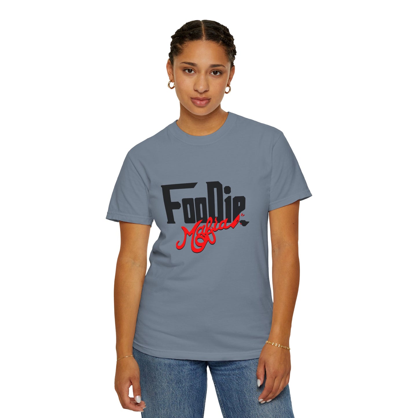 L.O.E.F Foodie Mafia Unisex Tee Shirt (Flat Red)
