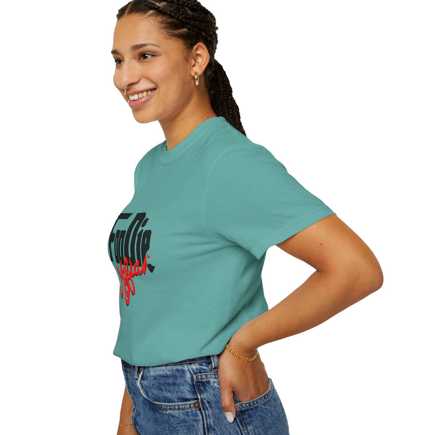 L.O.E.F Foodie Mafia Unisex Tee Shirt (Flat Red)