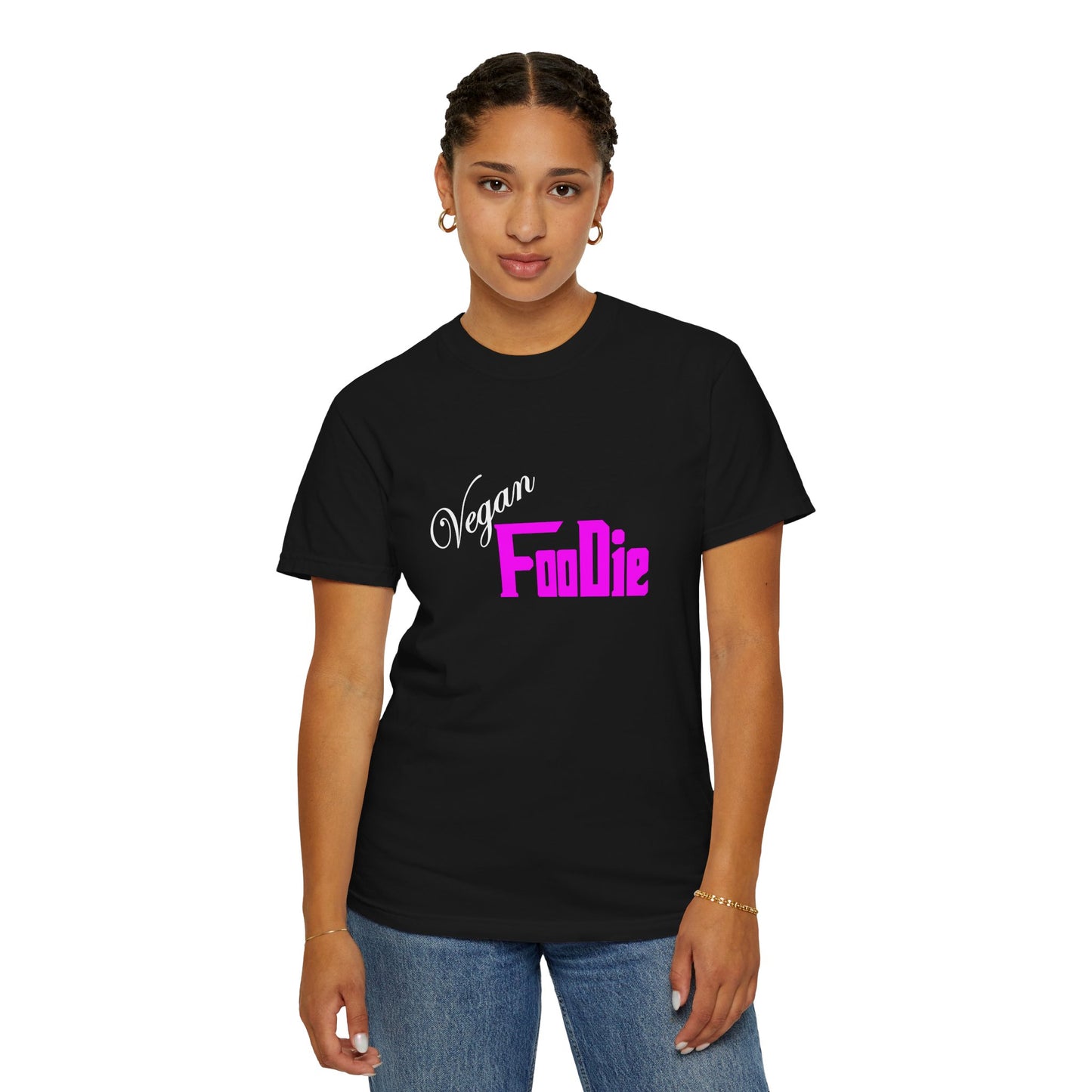 L.O.E.F Unisex Vegan Foodie Tee Shirt (Fuchsia)