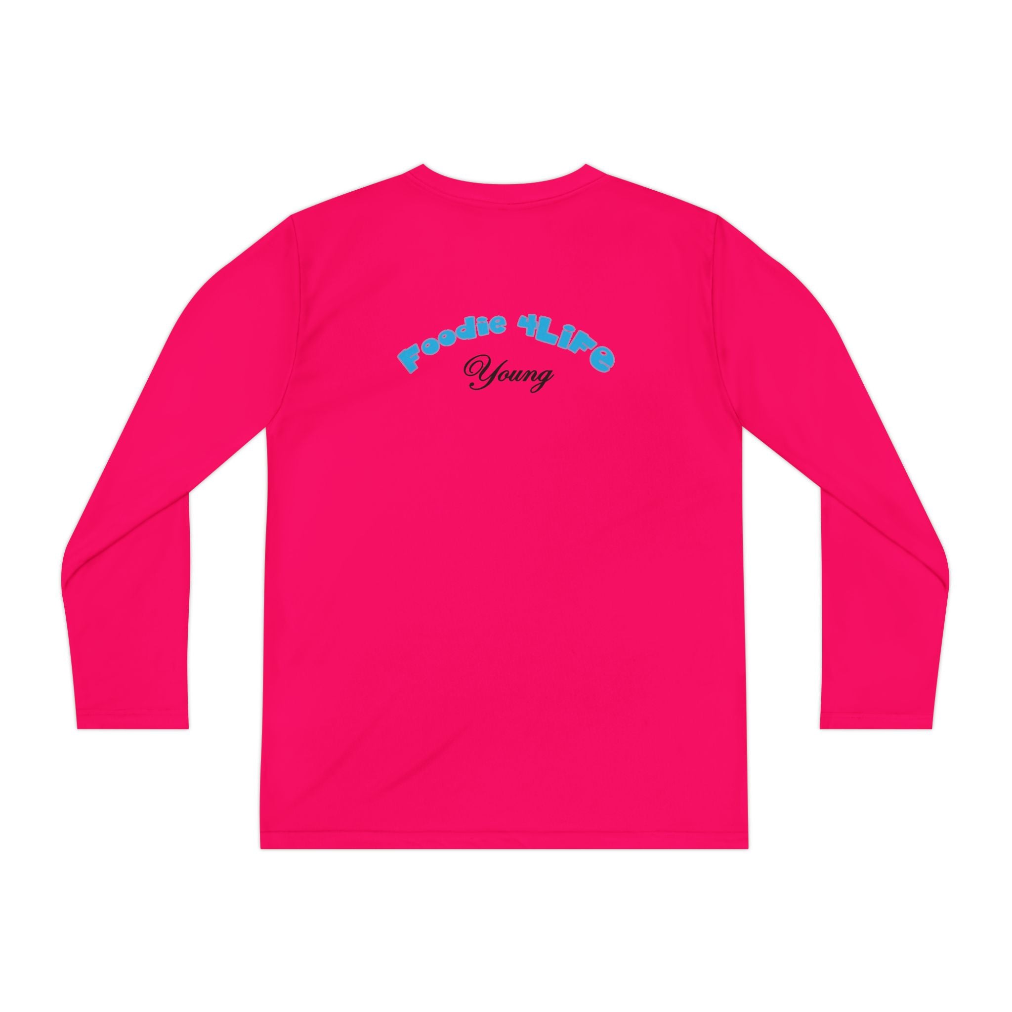 L.O.E.F Foodie 4Life Young Long Sleeve Tee  (Sky Blue)