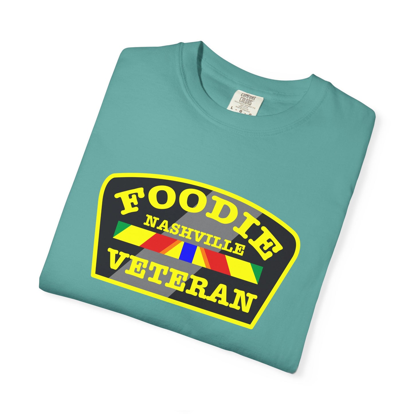 L.O.E.F Foodie Veteran NASHVILLE Unisex Tee Shirt (Yellow)