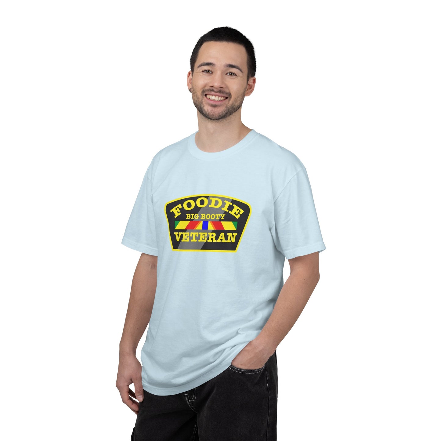 L.O.E.F Foodie Veteran BIG BOOTY Unisex Tee Shirt (Yellow)