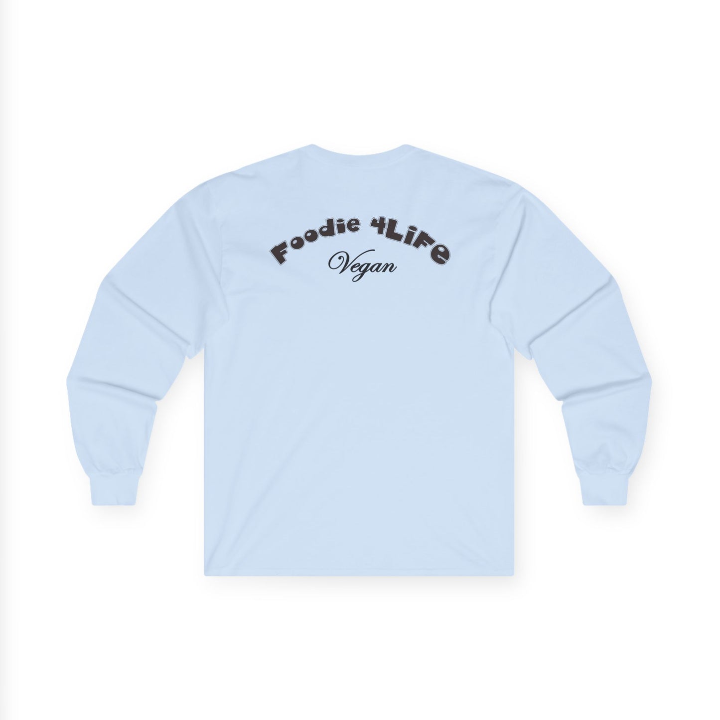 L.O.E.F Foodie 4Life Vegan Long Sleeve Tee (Black)