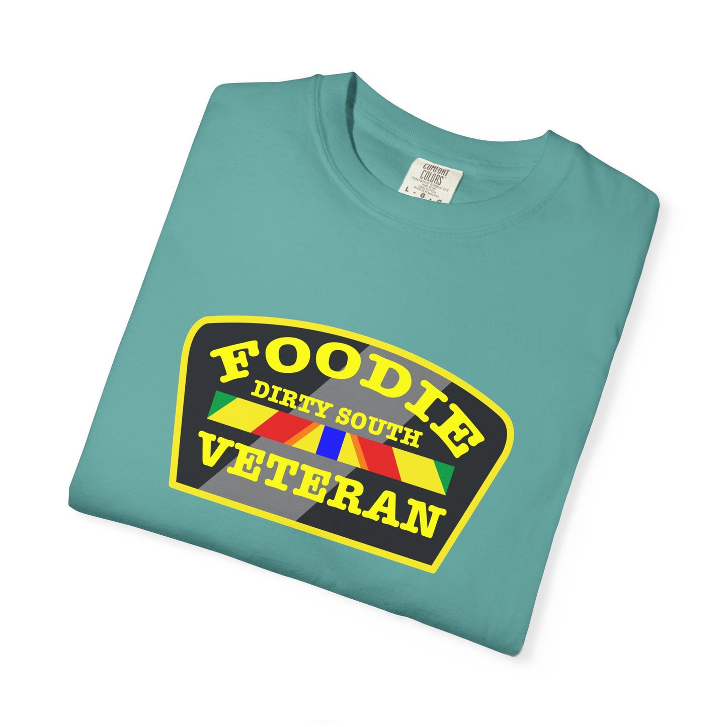 L.O.E.F Foodie Veteran DIRTY SOUTH Unisex Tee Shirt (Yellow)