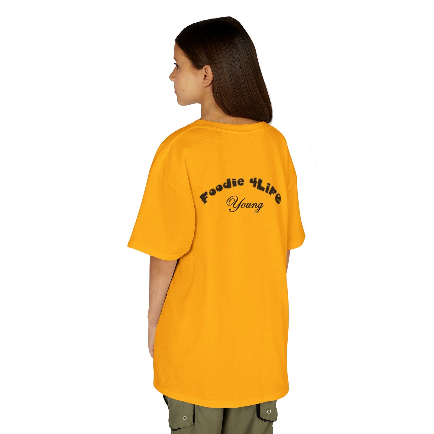 L.O.E.F Foodie 4Life Young Tee Shirt  (Black)