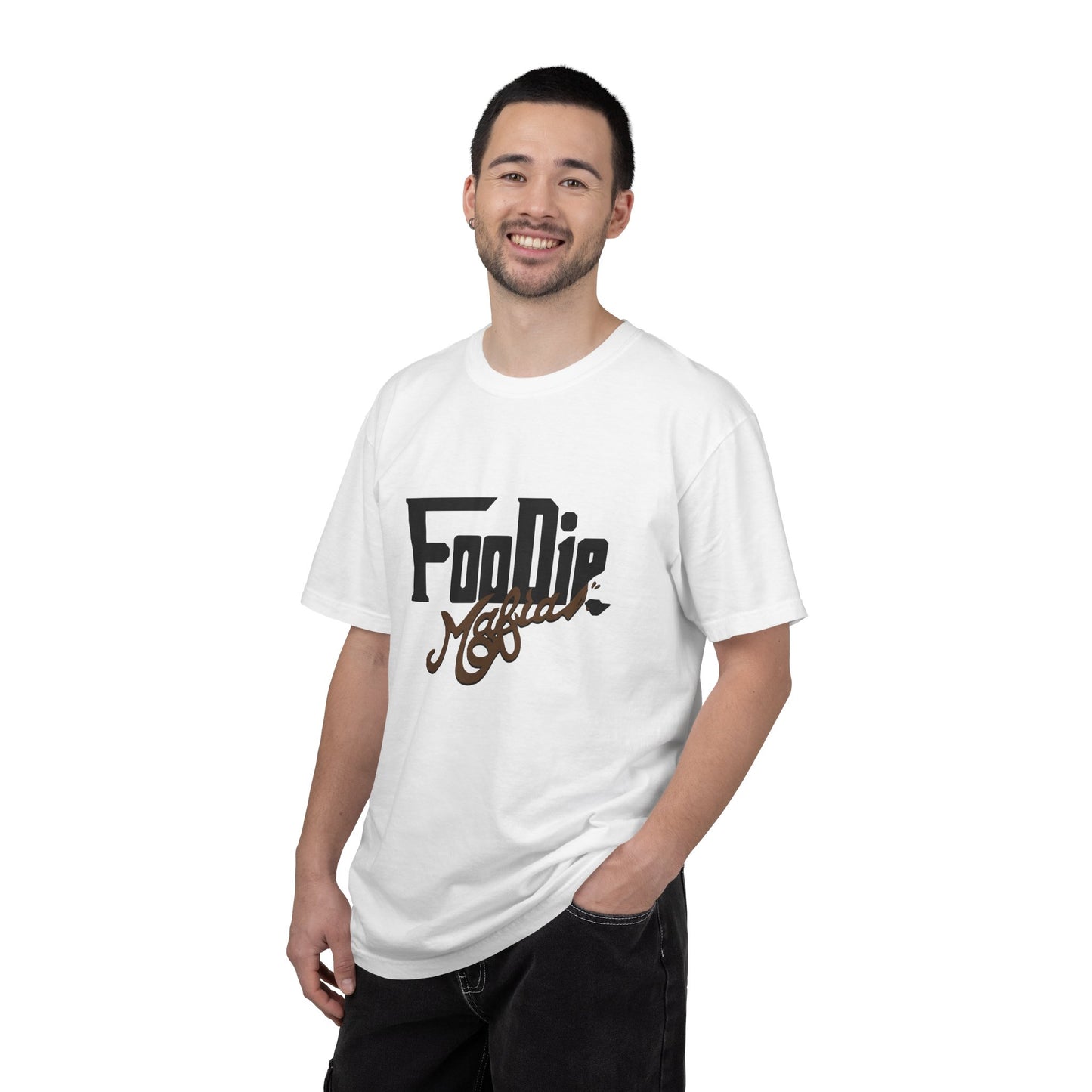 L.O.E.F Foodie Mafia Unisex Tee shirt (Dark Brown)