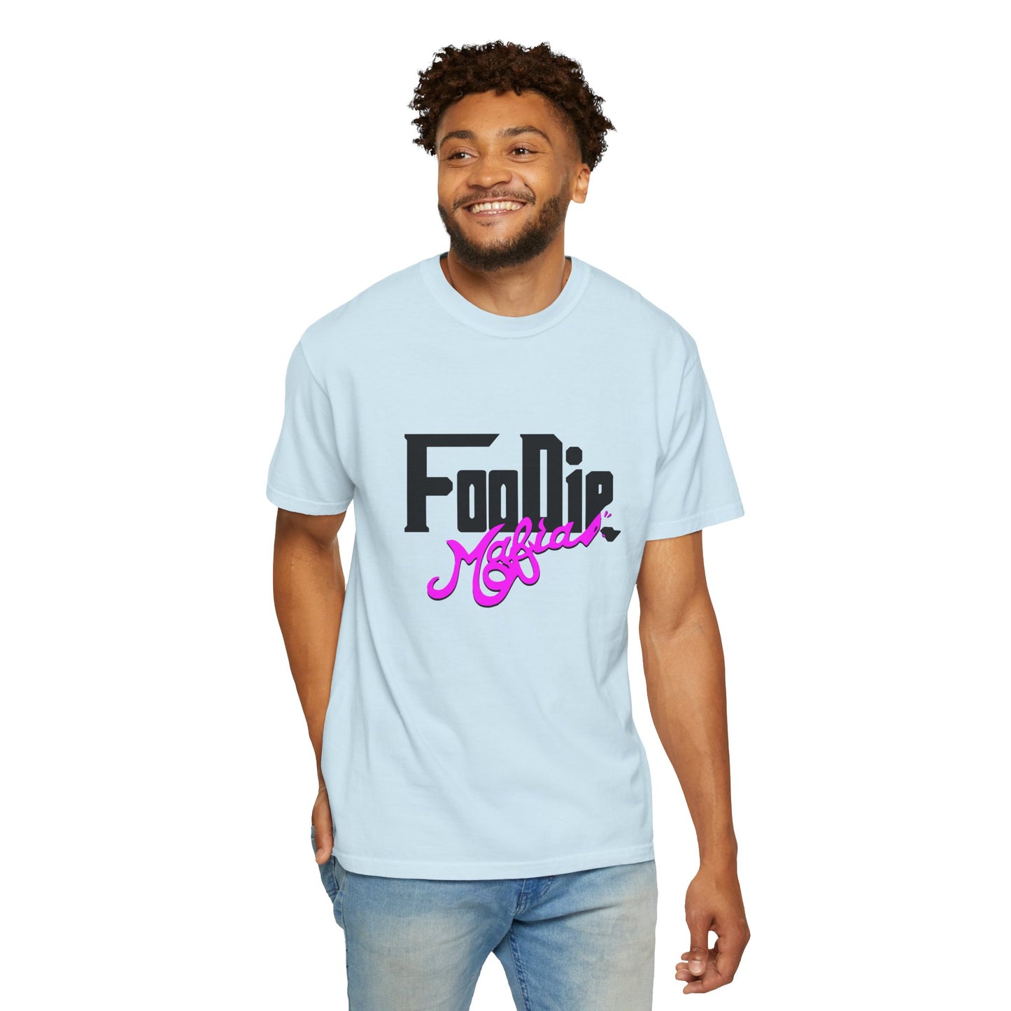 L.O.E.F Foodie Mafia Unisex Tee Shirt (Bright Purple)