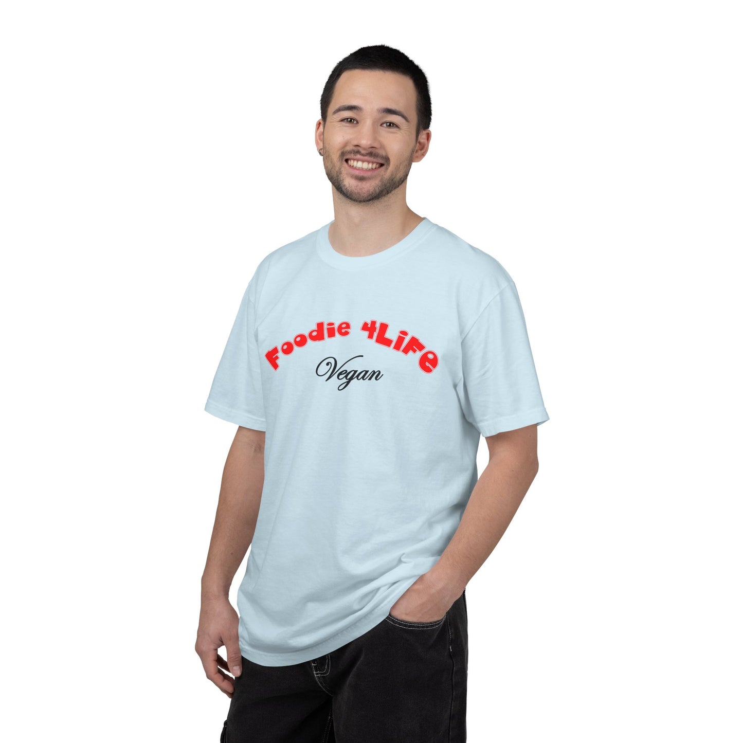 L.O.E.F Foodie 4Life Vegan Unisex Tee Shirt (Fiery Red)