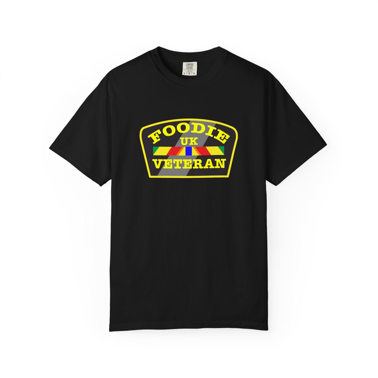 L.O.E.F Foodie Veteran UK Unisex Tee Shirt (Yellow)