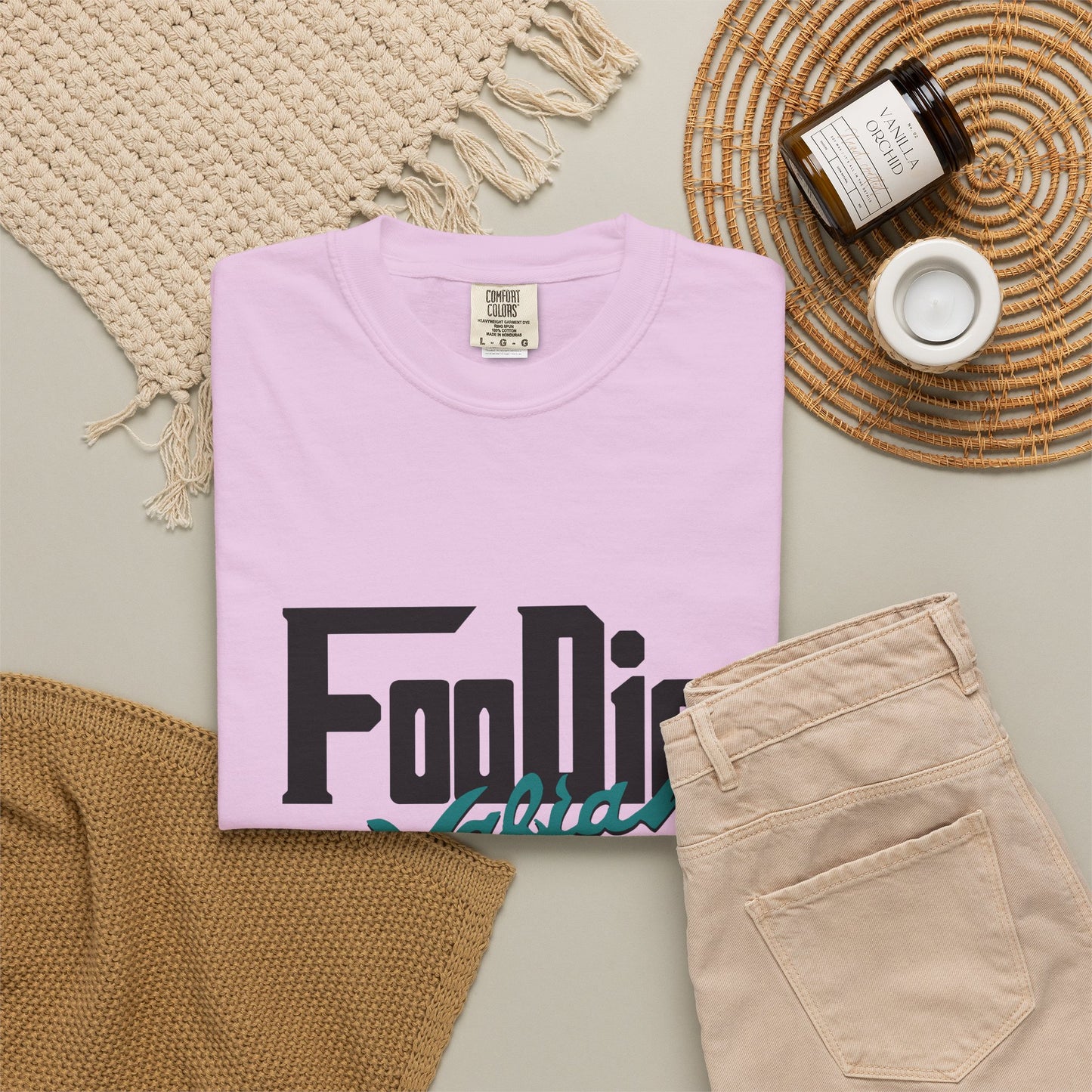 L.O.E.F Foodie Mafia Unisex Tee shirt (Teal)
