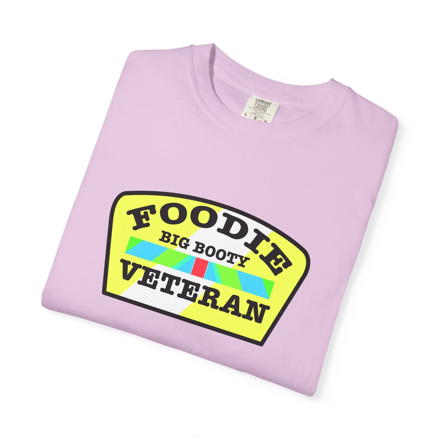 L.O.E.F Foodie Veteran BIG BOOTY Unisex Tee Shirt (Black)