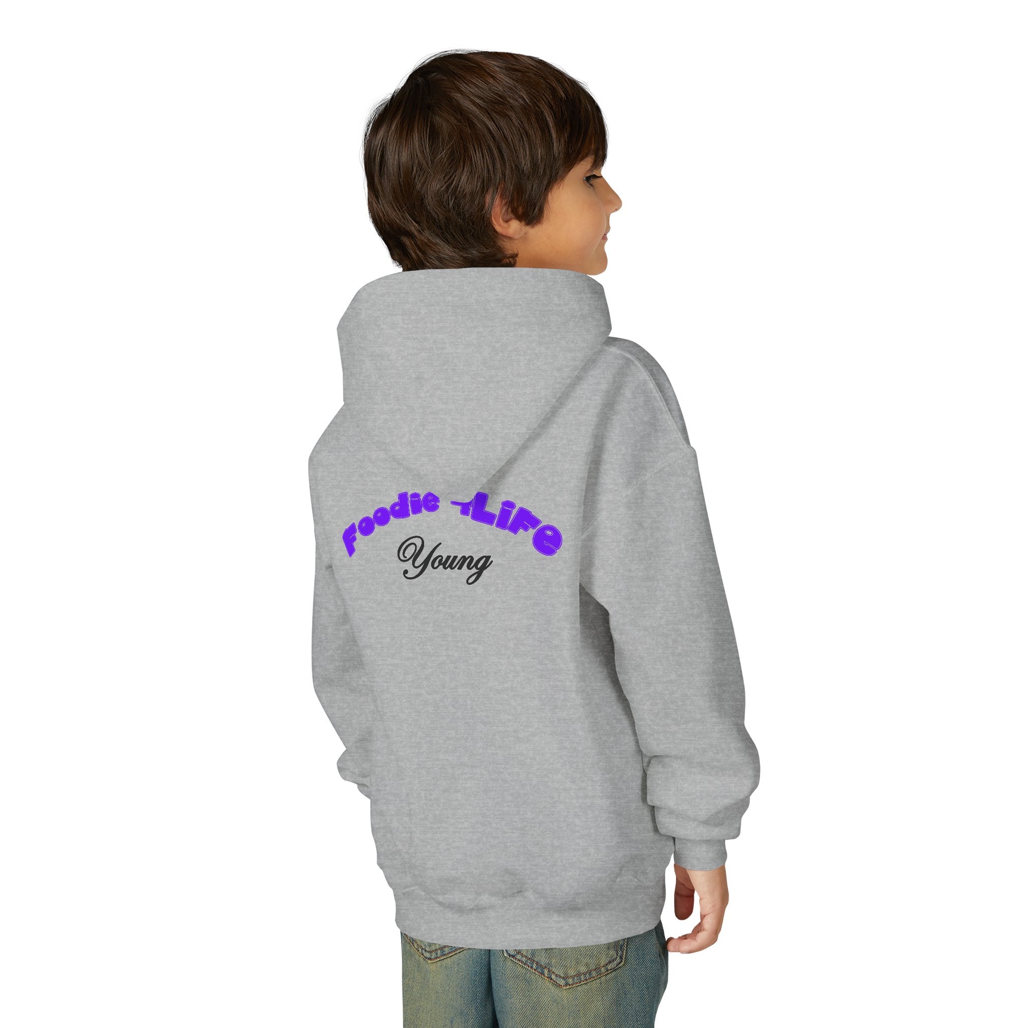 L.O.E.F Foodie 4Life Young Hoodie (Violet)