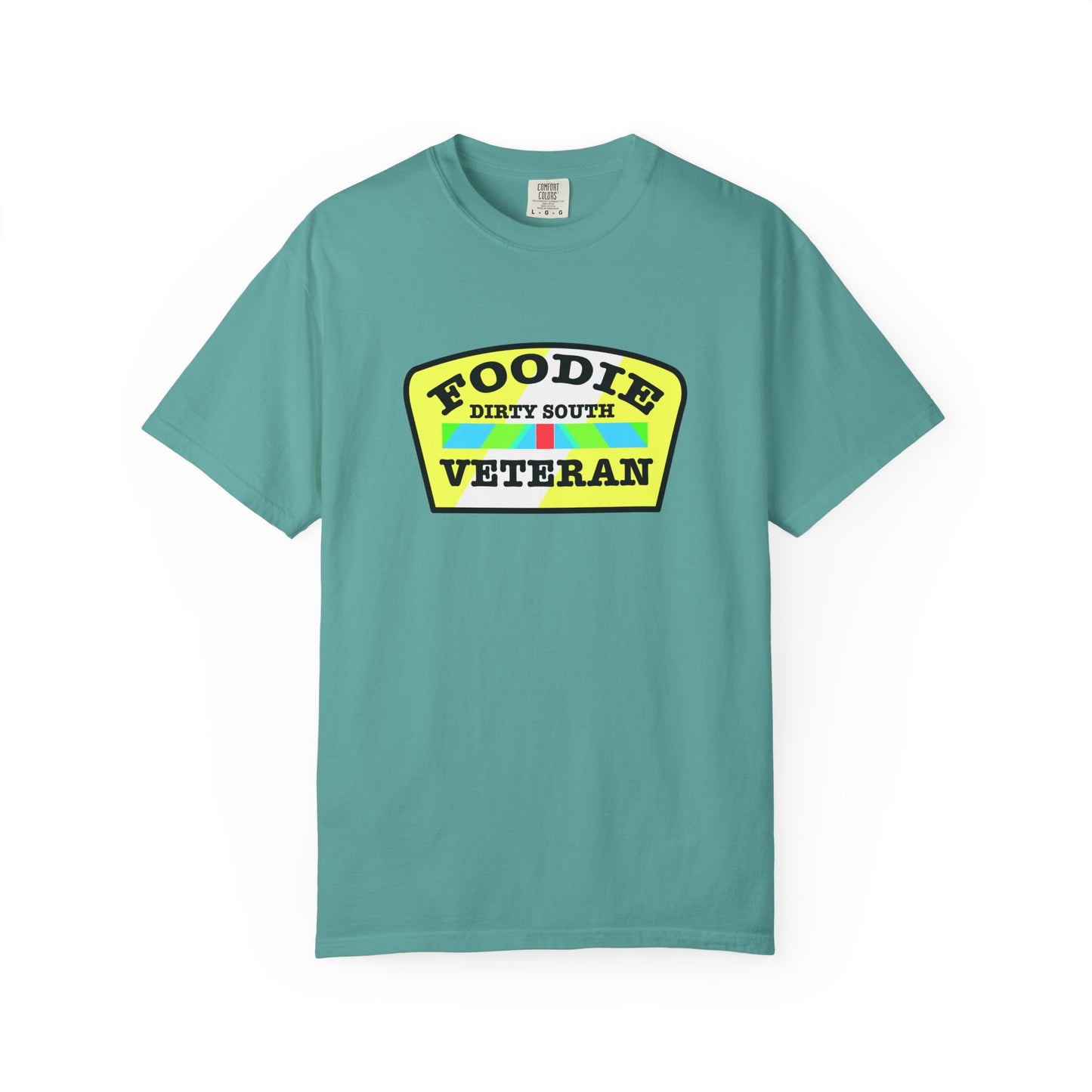 L.O.E.F Foodie Veteran DIRTY SOUTH Unisex Tee Shirt (Yellow and Black)