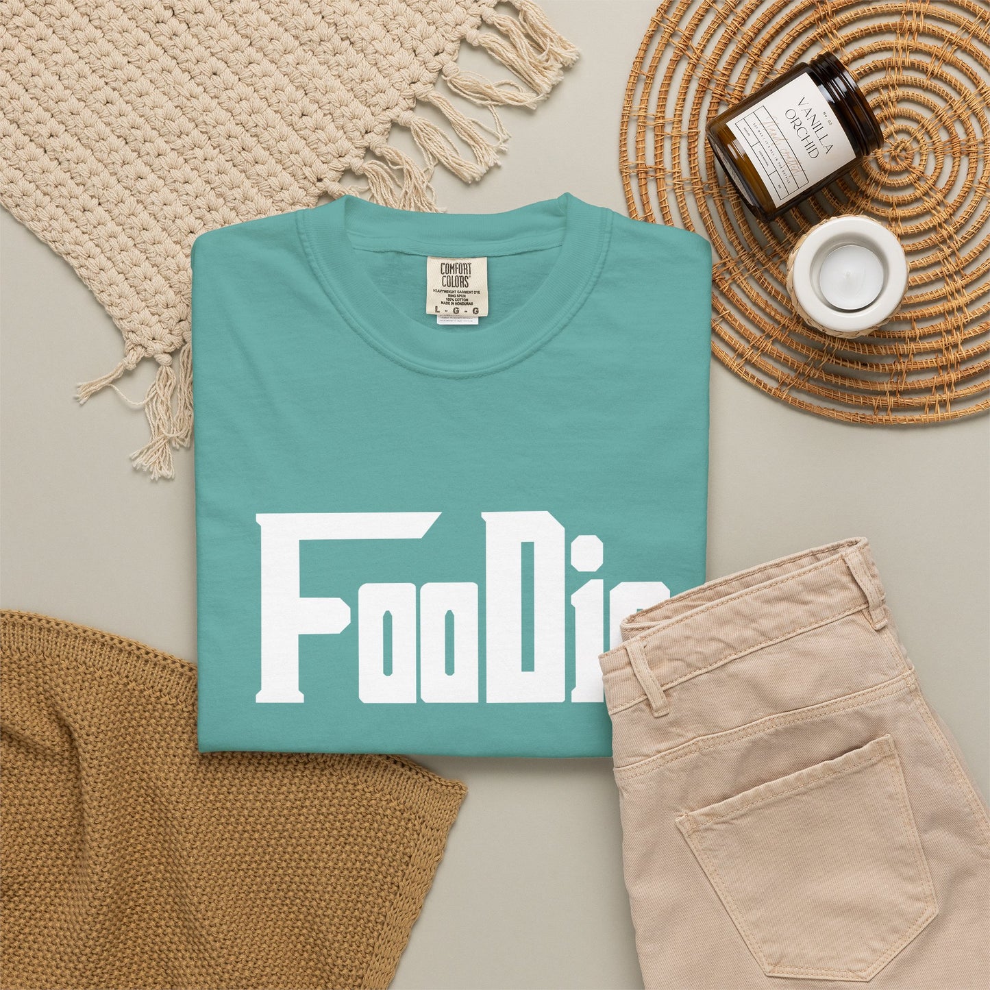 L.O.E.F Foodie Unisex Tee Shirt (White)
