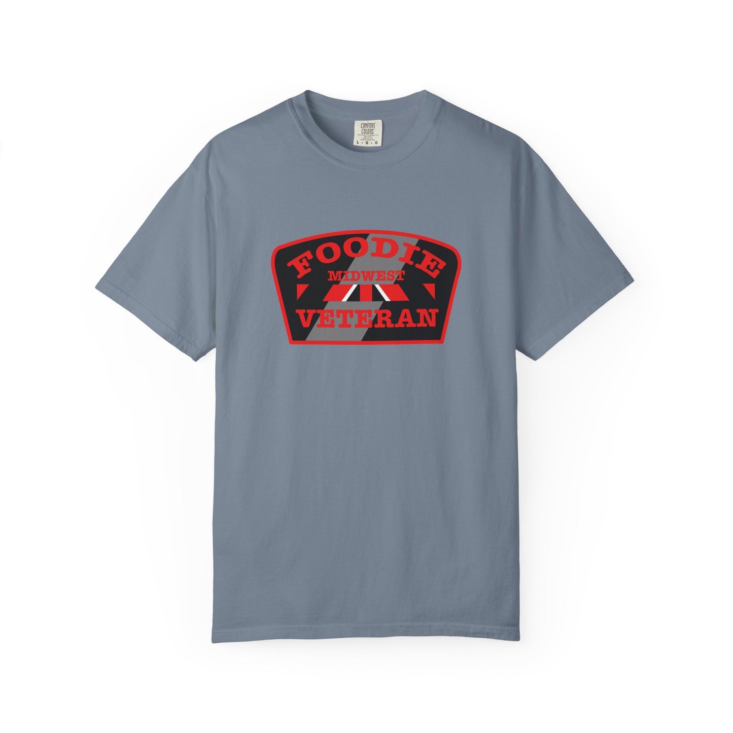 L.O.E.F Foodie Veteran MIDWEST Unisex Tee Shirt (Red)
