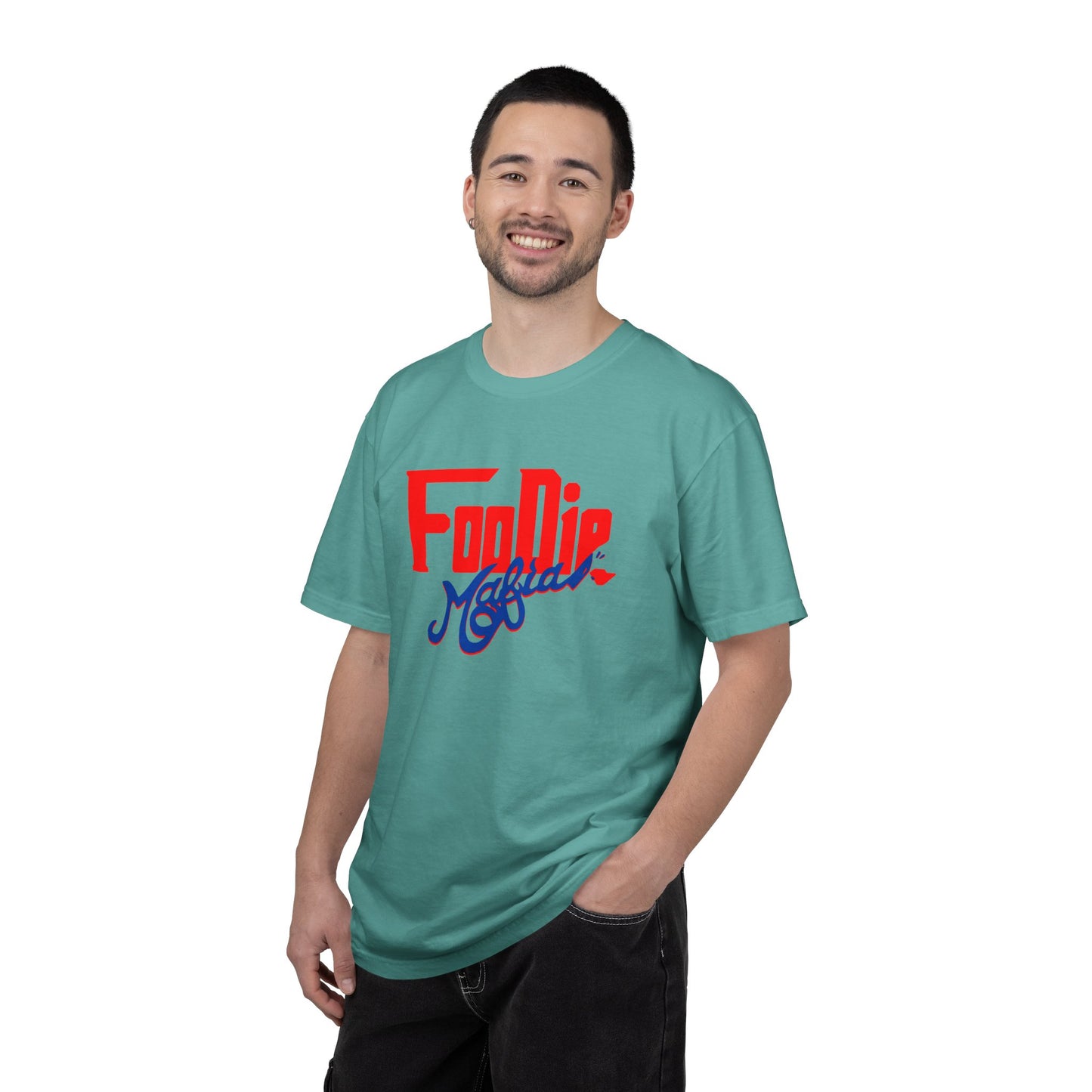 L.O.E.F Red Foodie Mafia Unisex Tee shirt (Cobalt Blue)