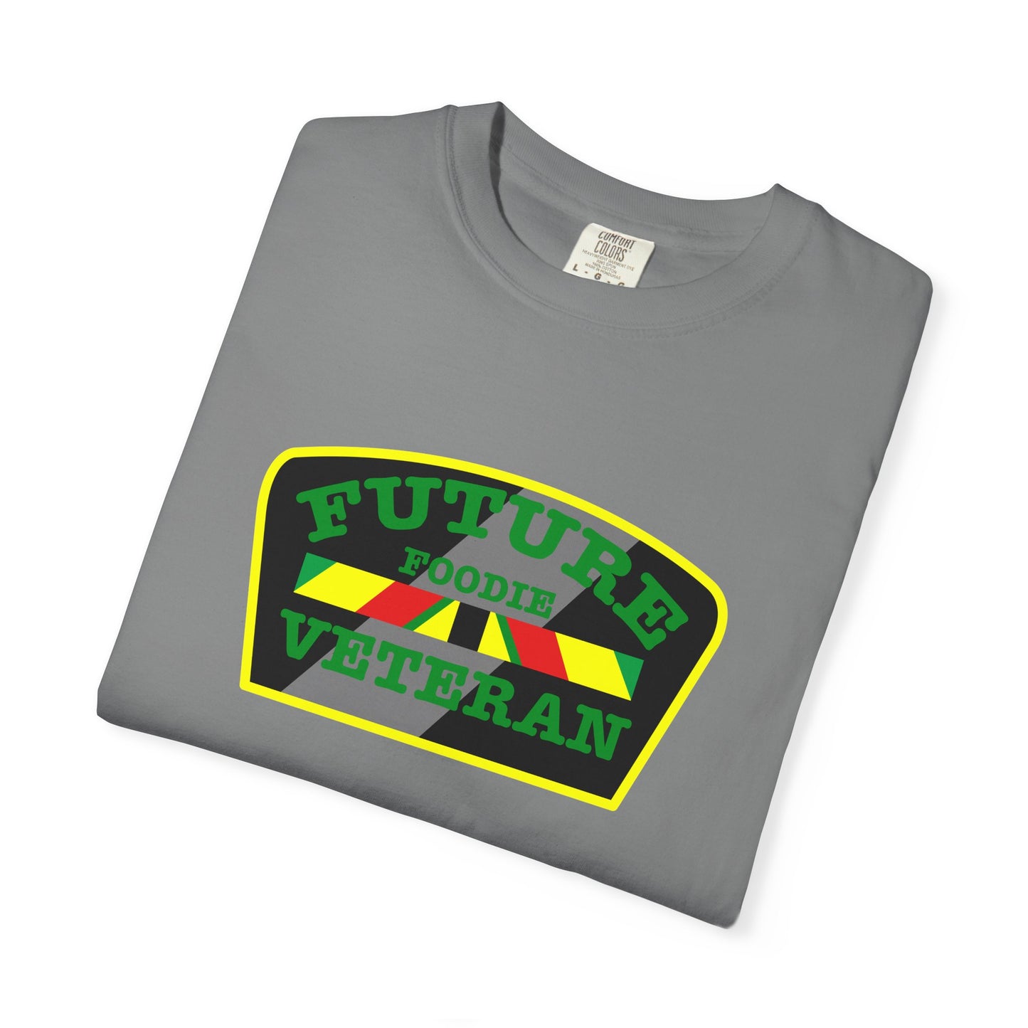 L.O.E.F Future Foodie Veteran Unisex Tee Shirt (Green)