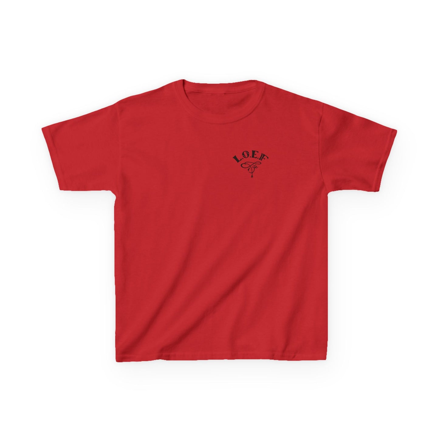 L.O.E.F Foodie 4Life Young Tee Shirt  (Dark Blue)