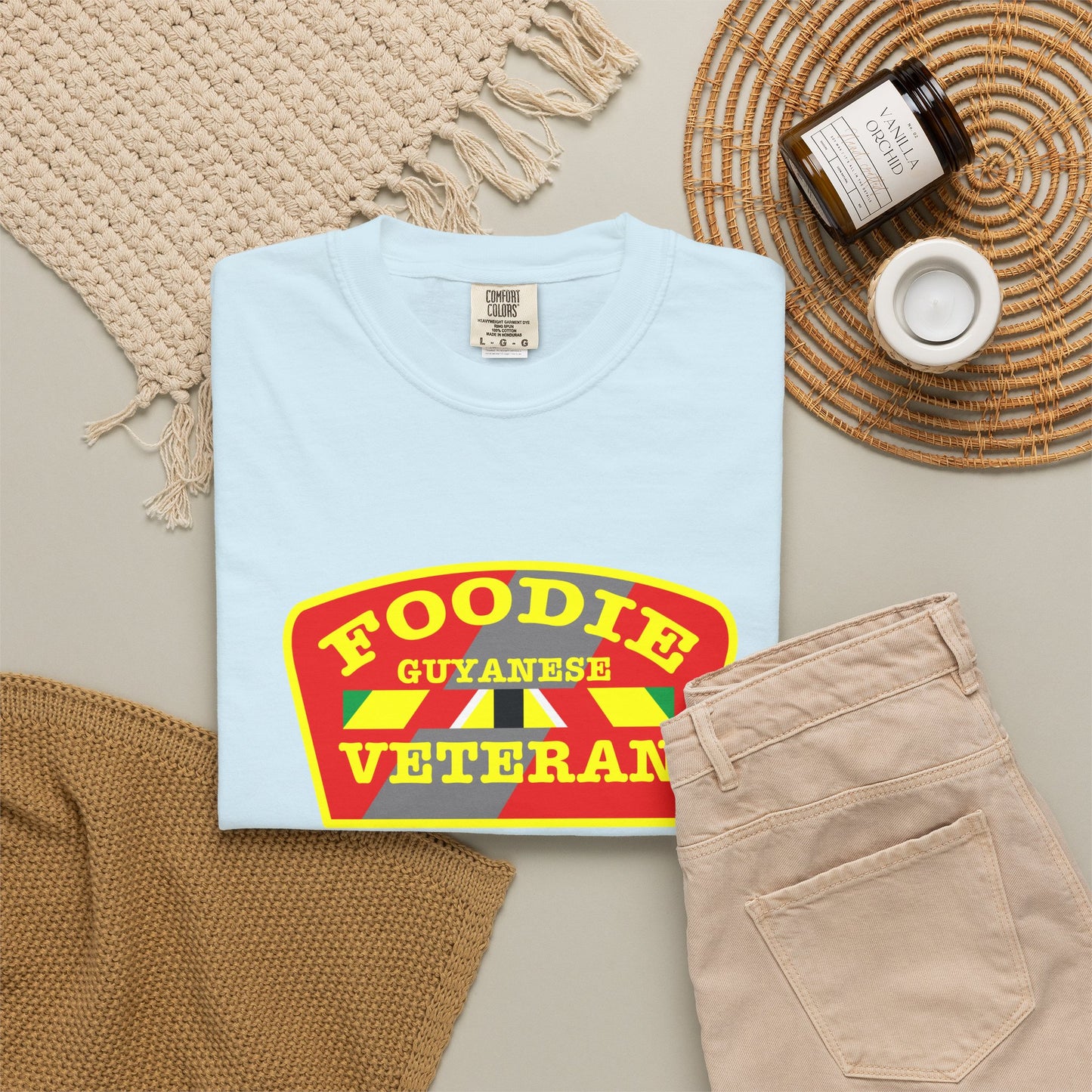 L.O.E.F Foodie Veteran Guyanese Unisex Tee Shirt