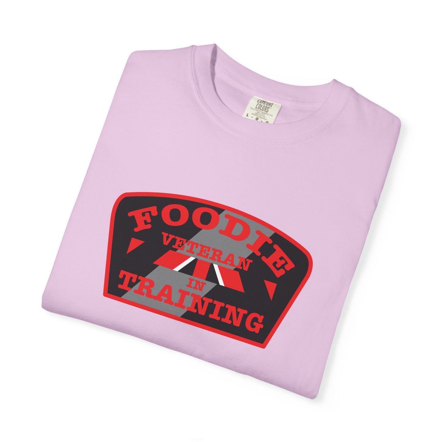 L.O.E.F Foodie Veteran IN TRAINING Unisex Tee Shirt (Red)