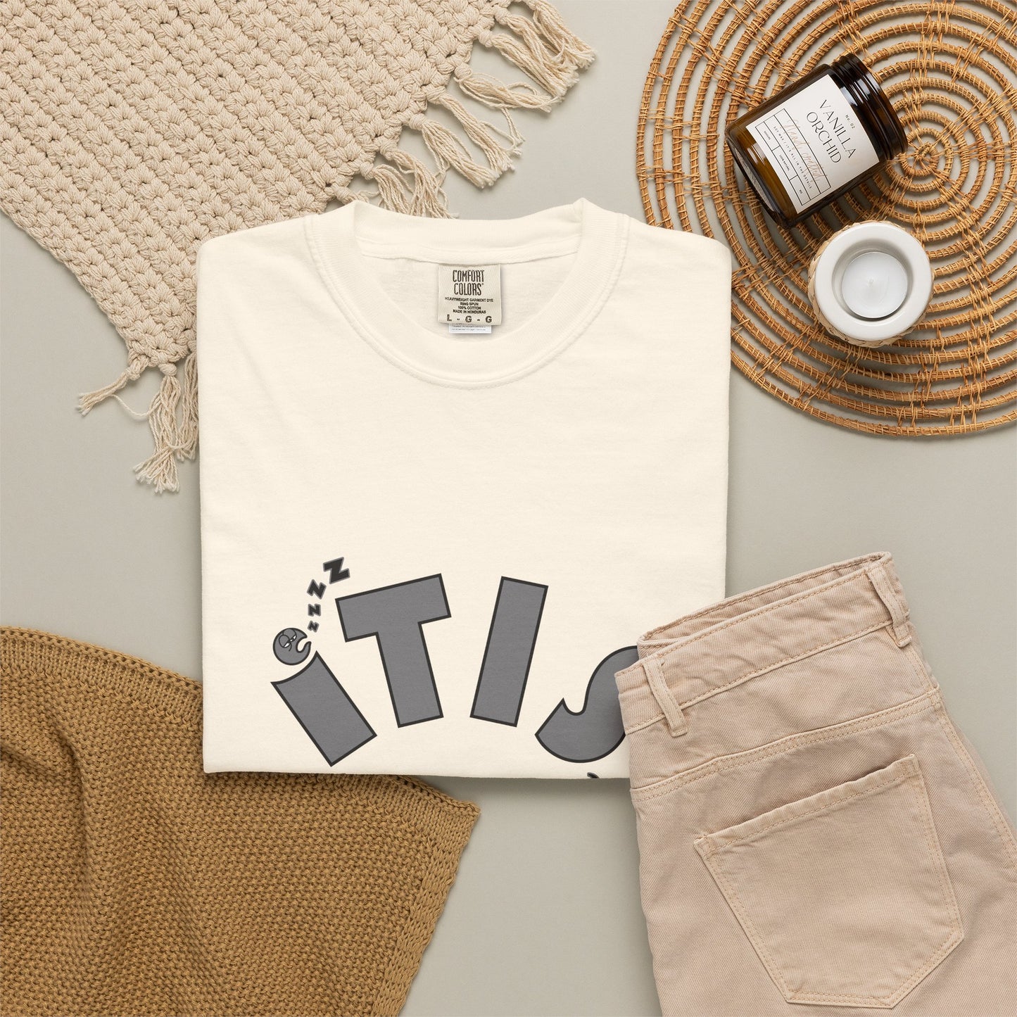 L.O.E.F ITIS Unisex Tee shirt (Gray)
