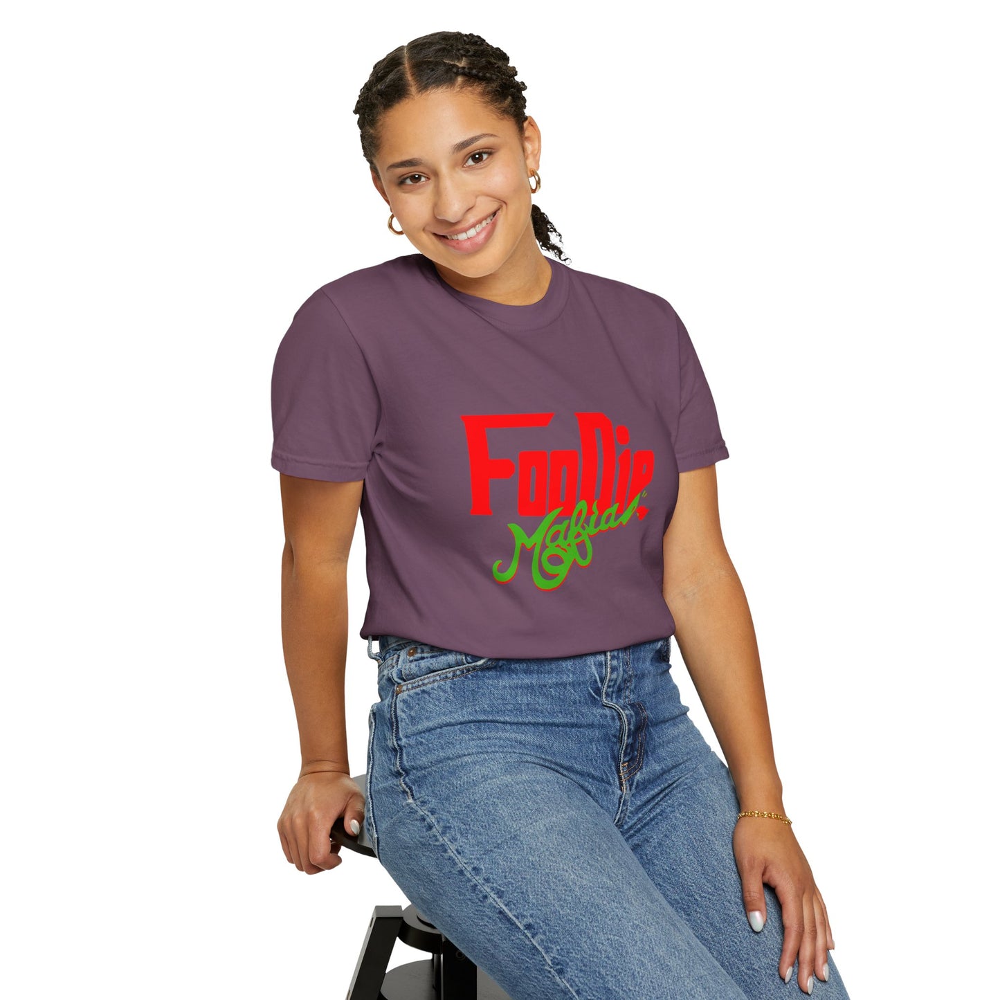 L.O.E.F Red Foodie Mafia Unisex Tee Shirt (Kelly Green)