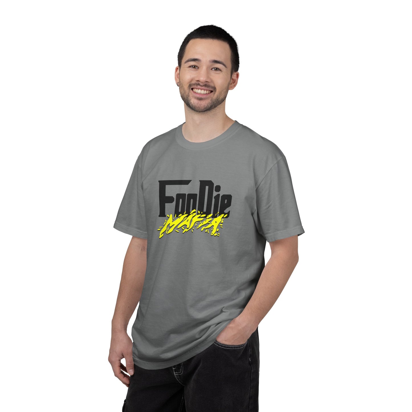 L.O.E.F Foodie Mafia Unisex Tee Shirt (Bright Yellow)