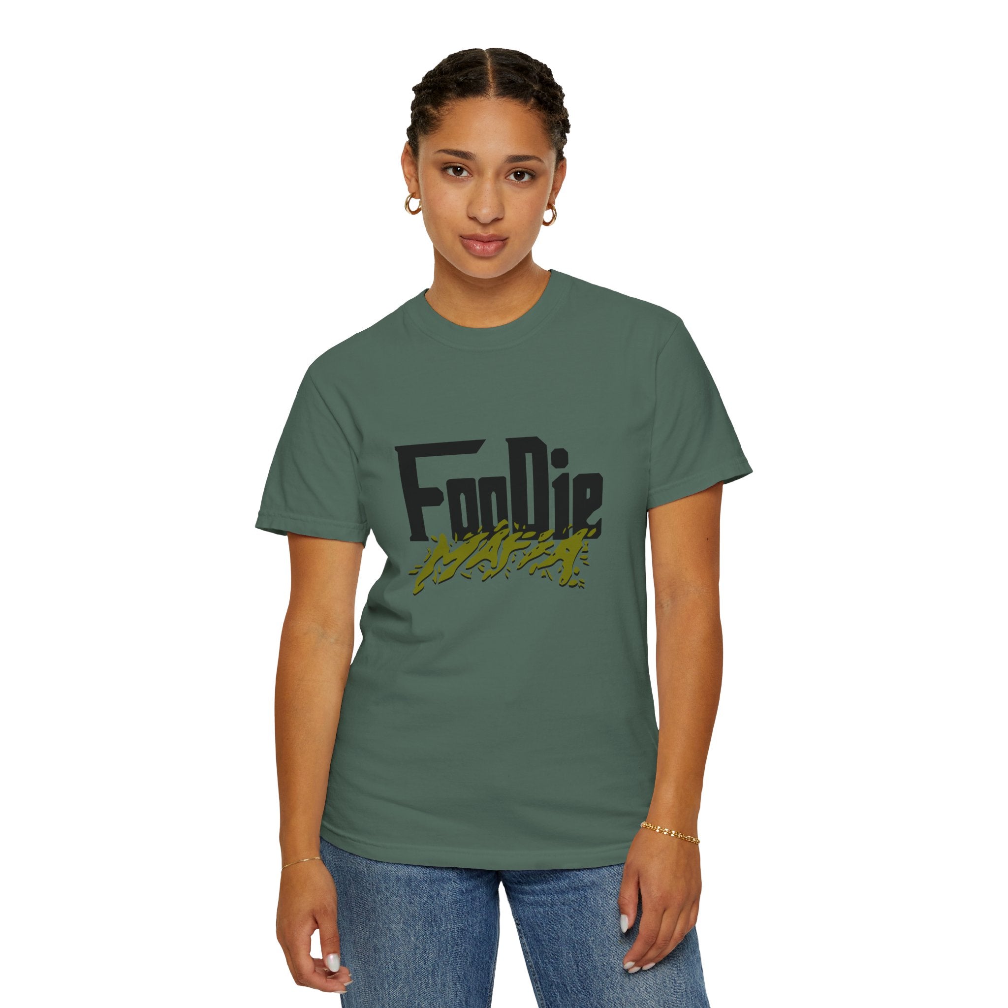 L.O.E.F Foodie Mafia Tee Shirt (Olive Green)