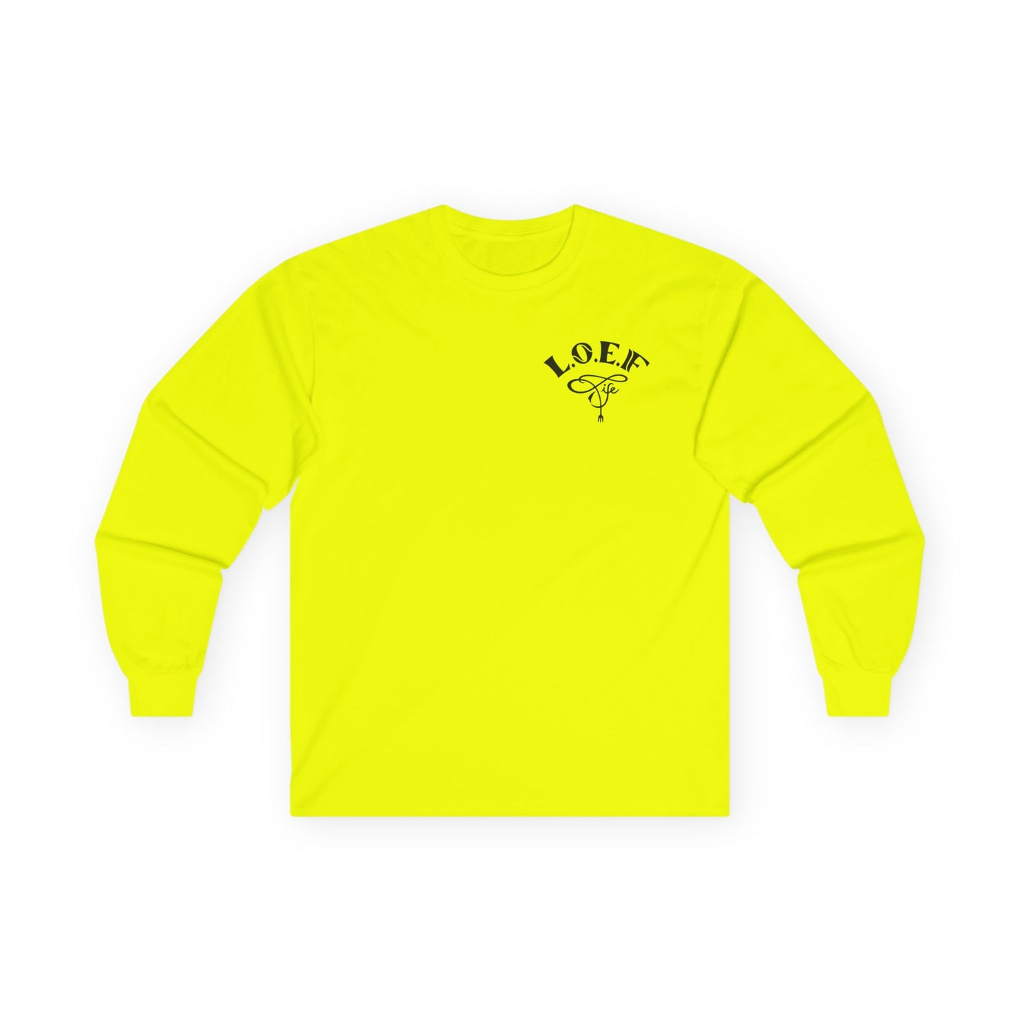 L.O.E.F Foodie 4Life Vegan Long Sleeve Tee (Black)