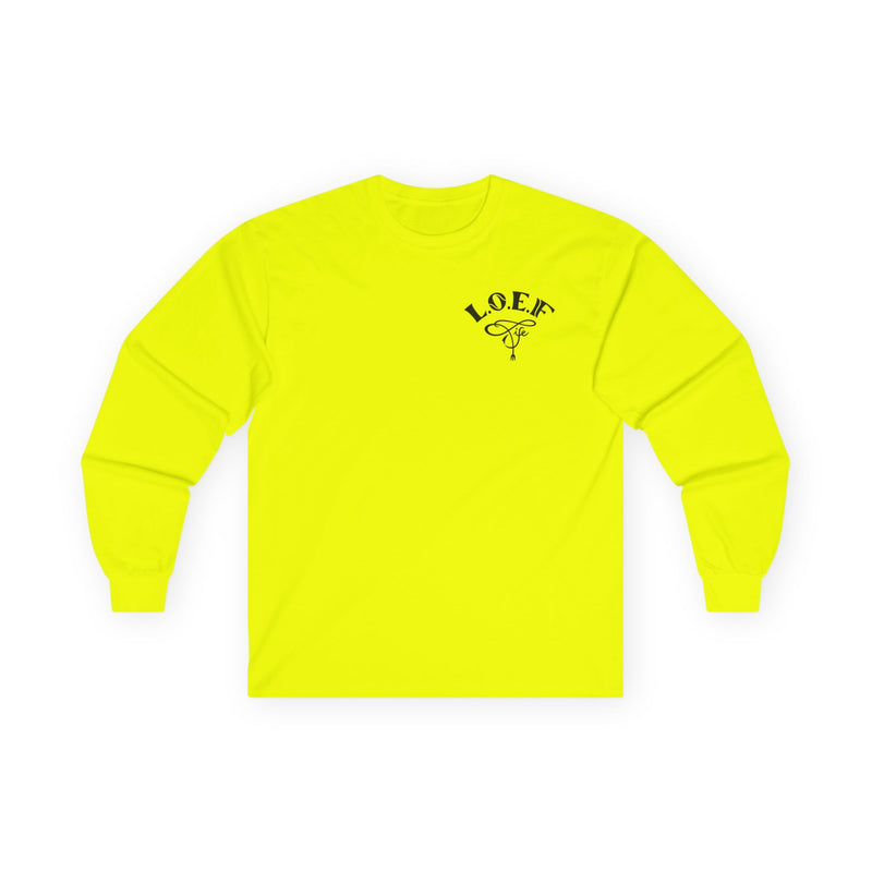 L.O.E.F Foodie 4Life Vegan Long Sleeve Tee (Black)